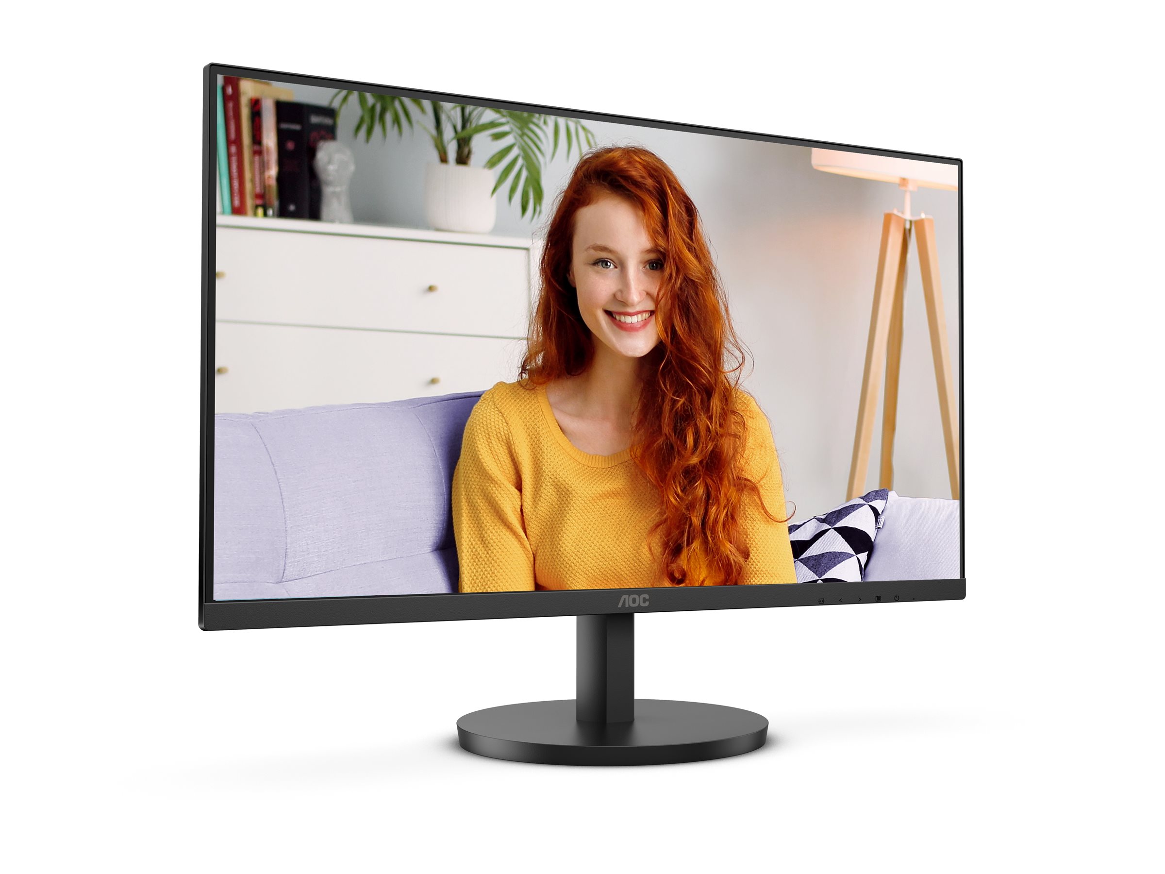AOC Basic-line U27B3M - B3 Series - LED-Monitor - - 3840 x 2160 4K UHD (2160p) @ 60 Hz - VA - 300 cd/m² - 3500:1 - HDR10 - 4 ms - HDMI - DisplayPort - Schwarz