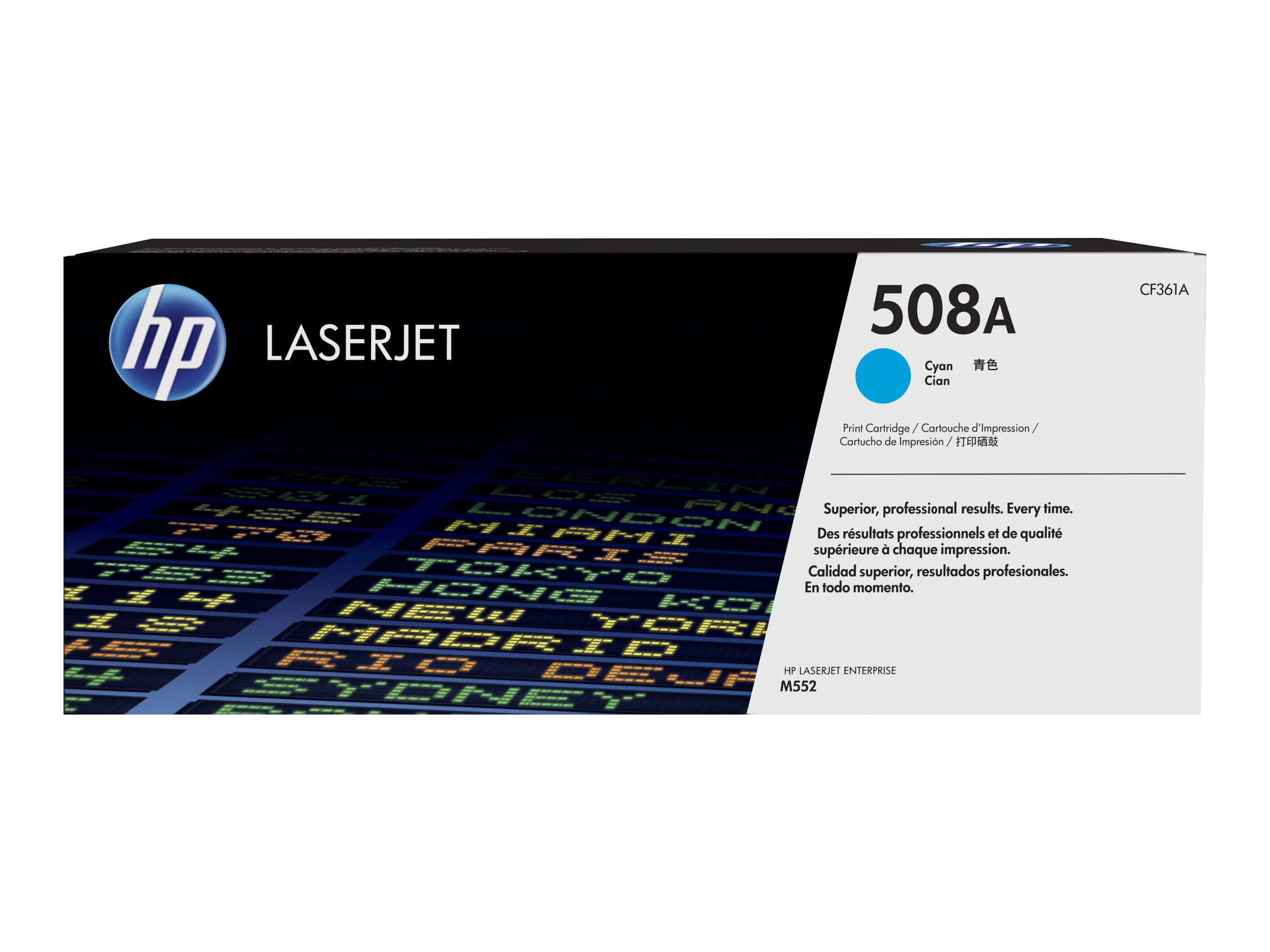 HP Toner 508A cyan für LaserJet + JetIntelligence, 5.000 Seiten (CF361A) - für Color LaserJet Enterprise MFP M577; LaserJet Enterprise Flow MFP M577