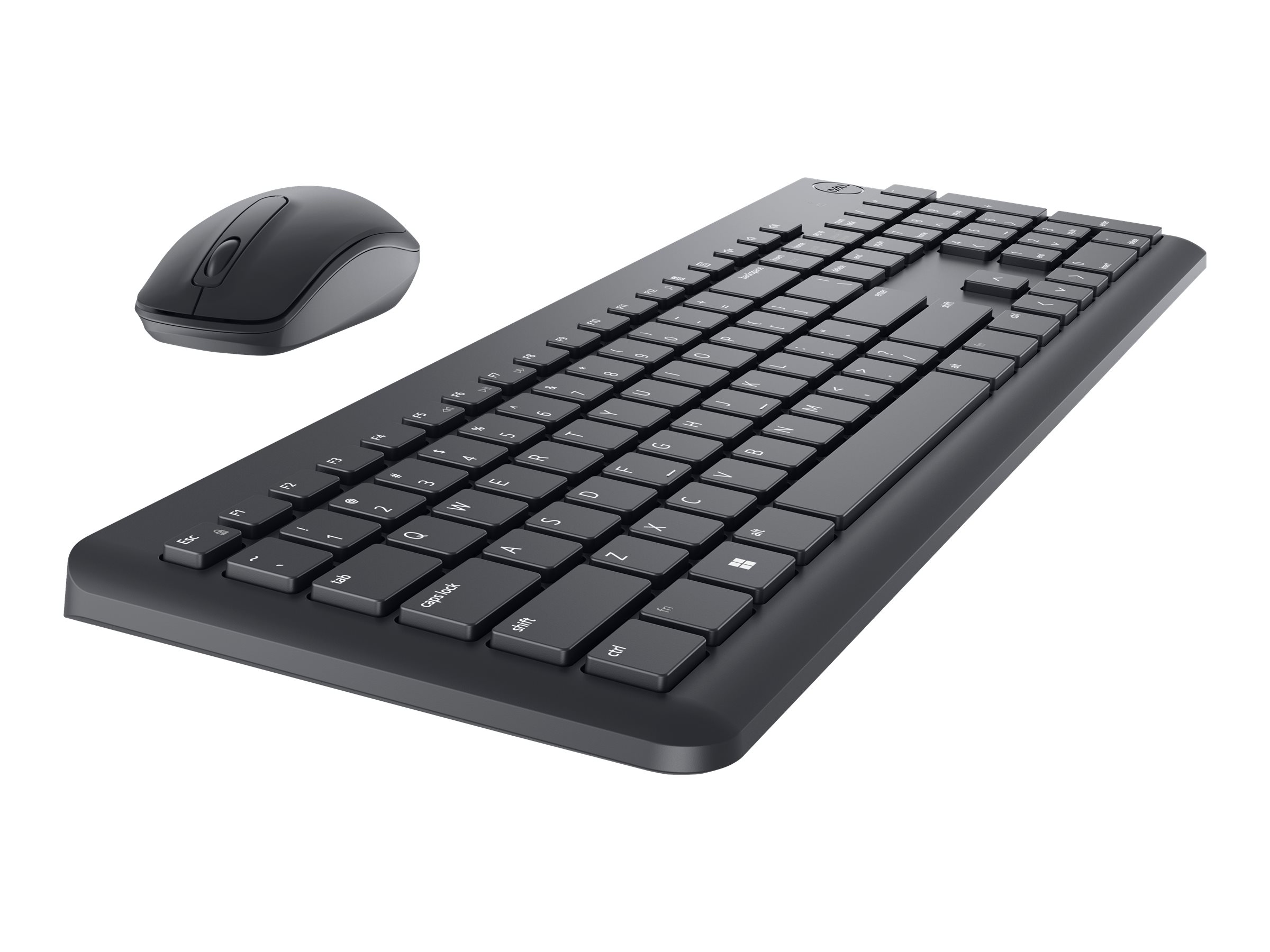 Dell Keyboard and Mouse KM3322W - - kabellos - 2.4 GHz - QWERTZ - Deutsch - Schwarz - mit 3 years NBD Advance Exchange