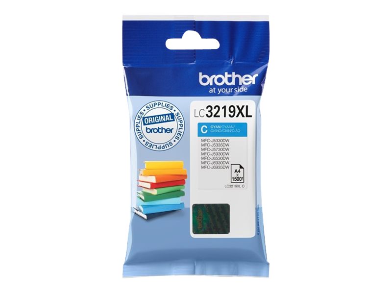 Brother LC3219XLC - XL - Cyan - Original - Blisterverpackung - Tintenpatrone - für INKvestment Business Smart Plus MFC-J5930; INKvestment Business Smart Pro MFC-J6935 Brother LC3219XLC - XL - Cyan - Original - Blisterverpackung - Tintenpatrone - für INKvestment Business Smart Plus MFC-J5930; INKvestment Business Smart Pro MFC-J6935