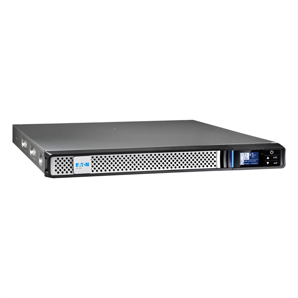 Eaton 5P 1150iR - Gen 2 - USV (Rack - einbaufähig) - 9 Ah - RS-232 - USB - Ausgangsanschlüsse: 6 - 1U - 48.3 cm (19") - Schwarz/Silber