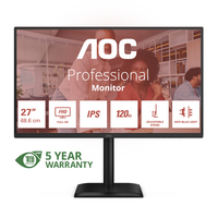 AOC 27E4U Full HD LED-Monitor 27"" - - 4 ms - 1.500:1 - 300 cd/m² - IPS - HDMI AOC 27E4U Full HD LED-Monitor 27"" - - 4 ms - 1.500:1 - 300 cd/m² - IPS - HDMI
