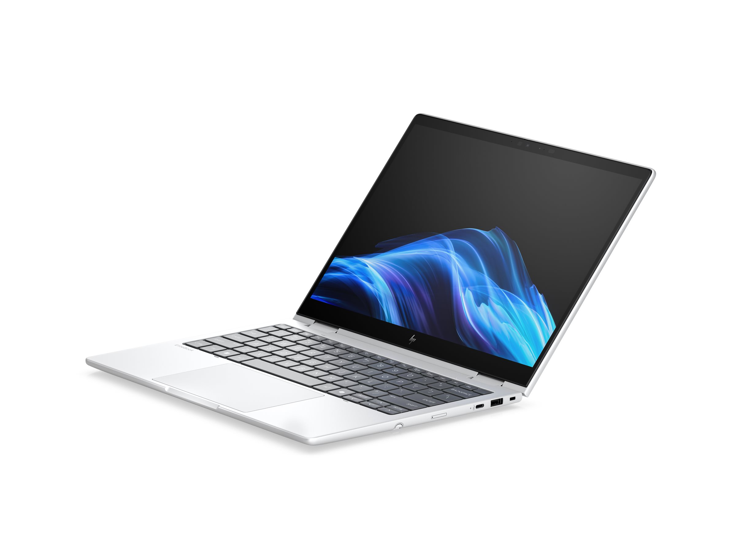 HP EliteBook 8 Flip G1i Notebook AI - Flip-Design - IPS Touchscreen 1920 x 1200 - Wi-Fi 7 - Bluetooth - Glacier Silver - kbd: Deutsch - mit HP 3 Jahre Offsite Notebook-Hardware-Support