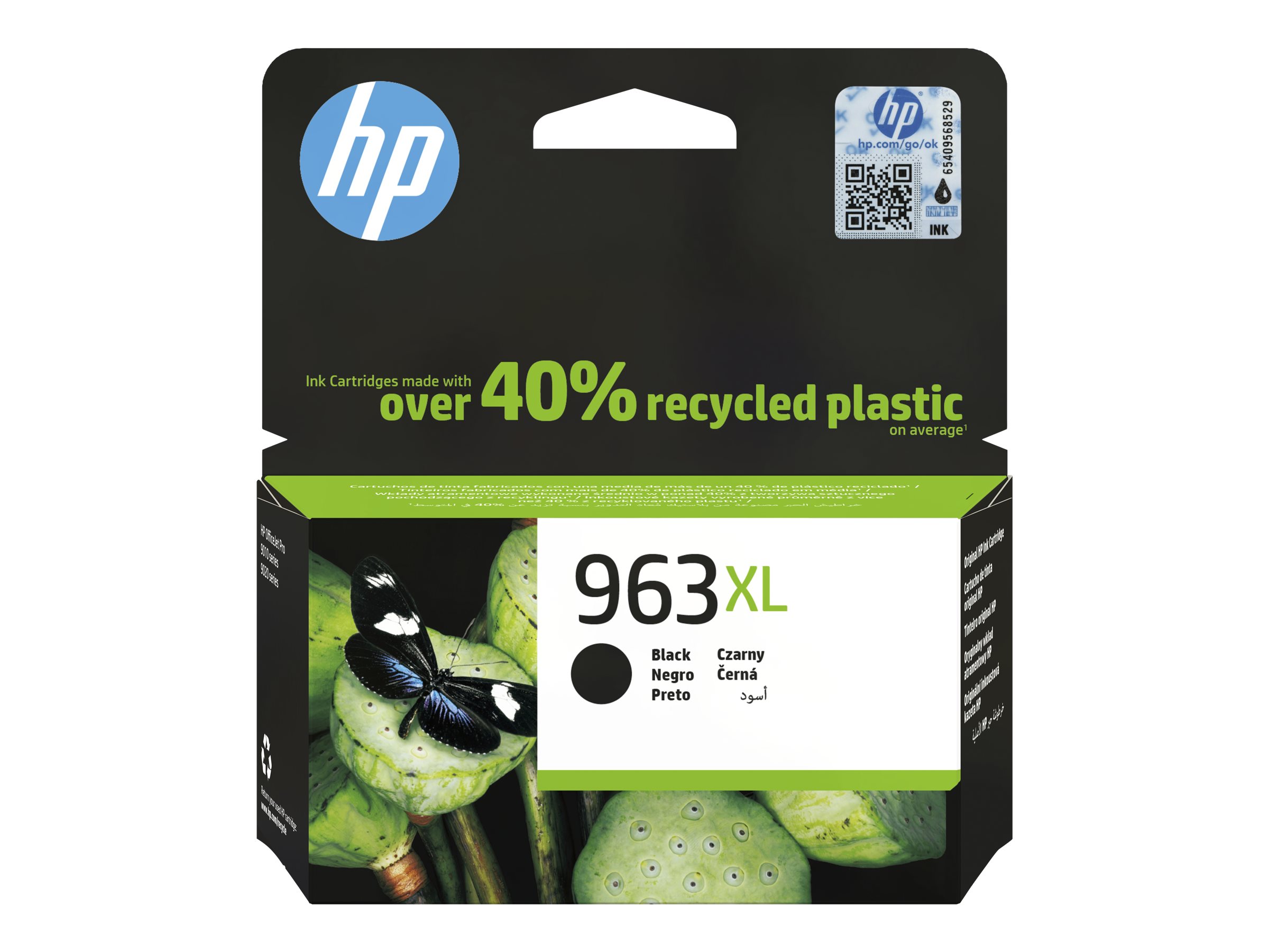 963XL - 47.86 ml - Hohe Ergiebigkeit - Schwarz - original - Tintenpatrone - für Officejet Pro 9010 - 9012 - 9014 - 9015 - 9016 - 9019 - 9020 - 9022 - 9025 963XL - 47.86 ml - Hohe Ergiebigkeit - Schwarz - original - Tintenpatrone - für Officejet Pro 9010 - 9012 - 9014 - 9015 - 9016 - 9019 - 9020 - 9022 - 9025
