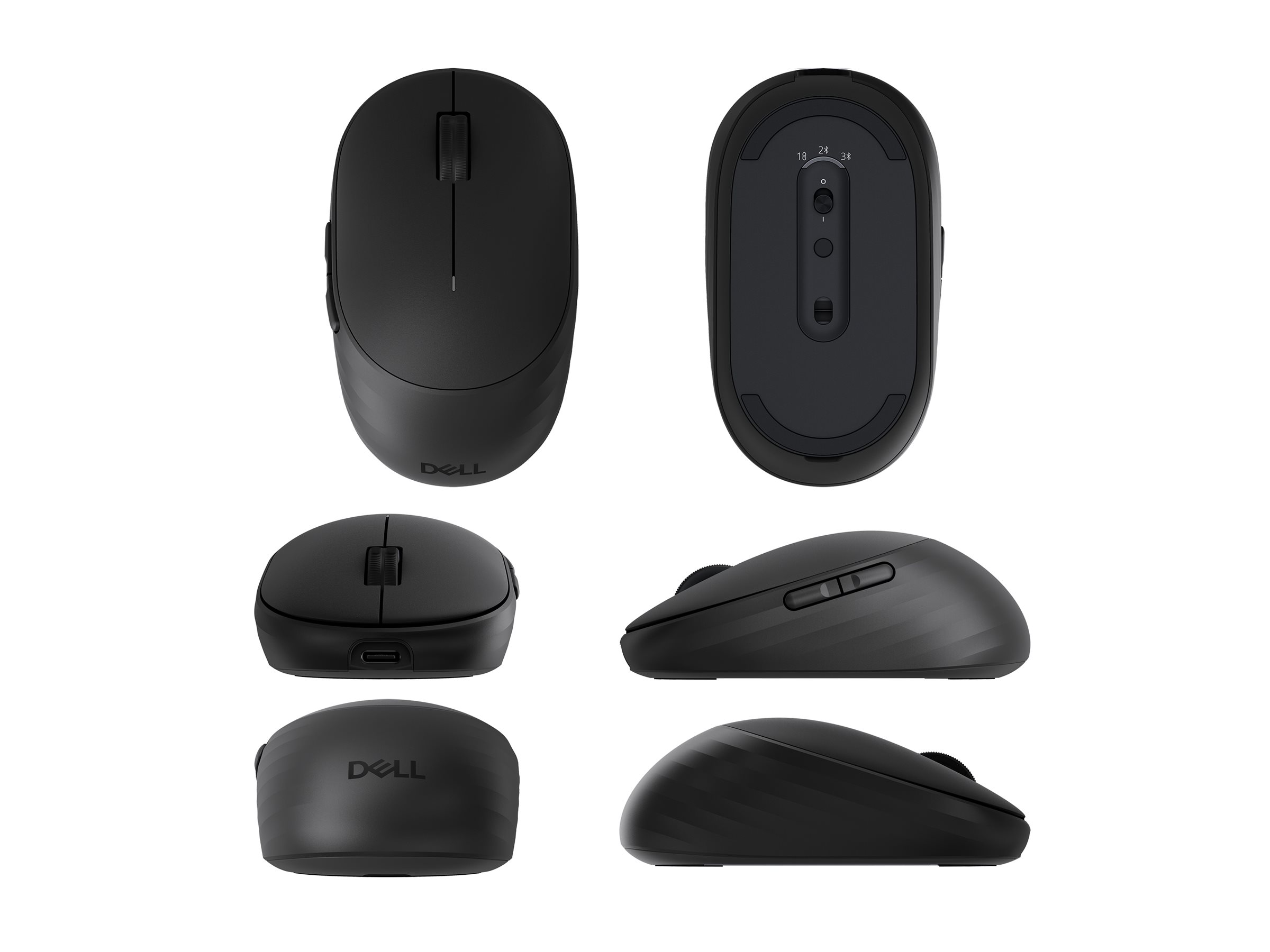 Dell Pro 7 MS746 - Maus - wiederaufladbar, kompakt - Schwarz - mit 3 years NBD Advance Exchange