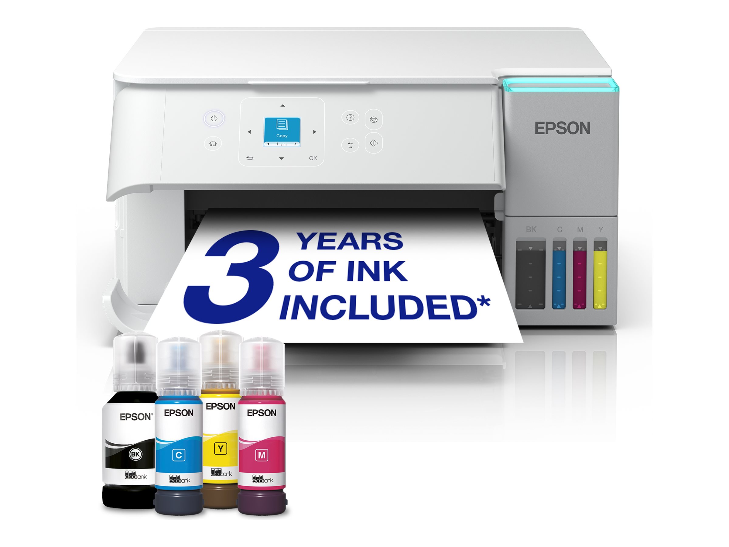 Epson EcoTank ET-2959 - Multifunktionsdrucker - - (Original) - A4/Letter (Medien) - bis zu 15 Seiten/Min. (Drucken) - 100 Blatt - Wi-Fi(ac) - USB - Schwarz