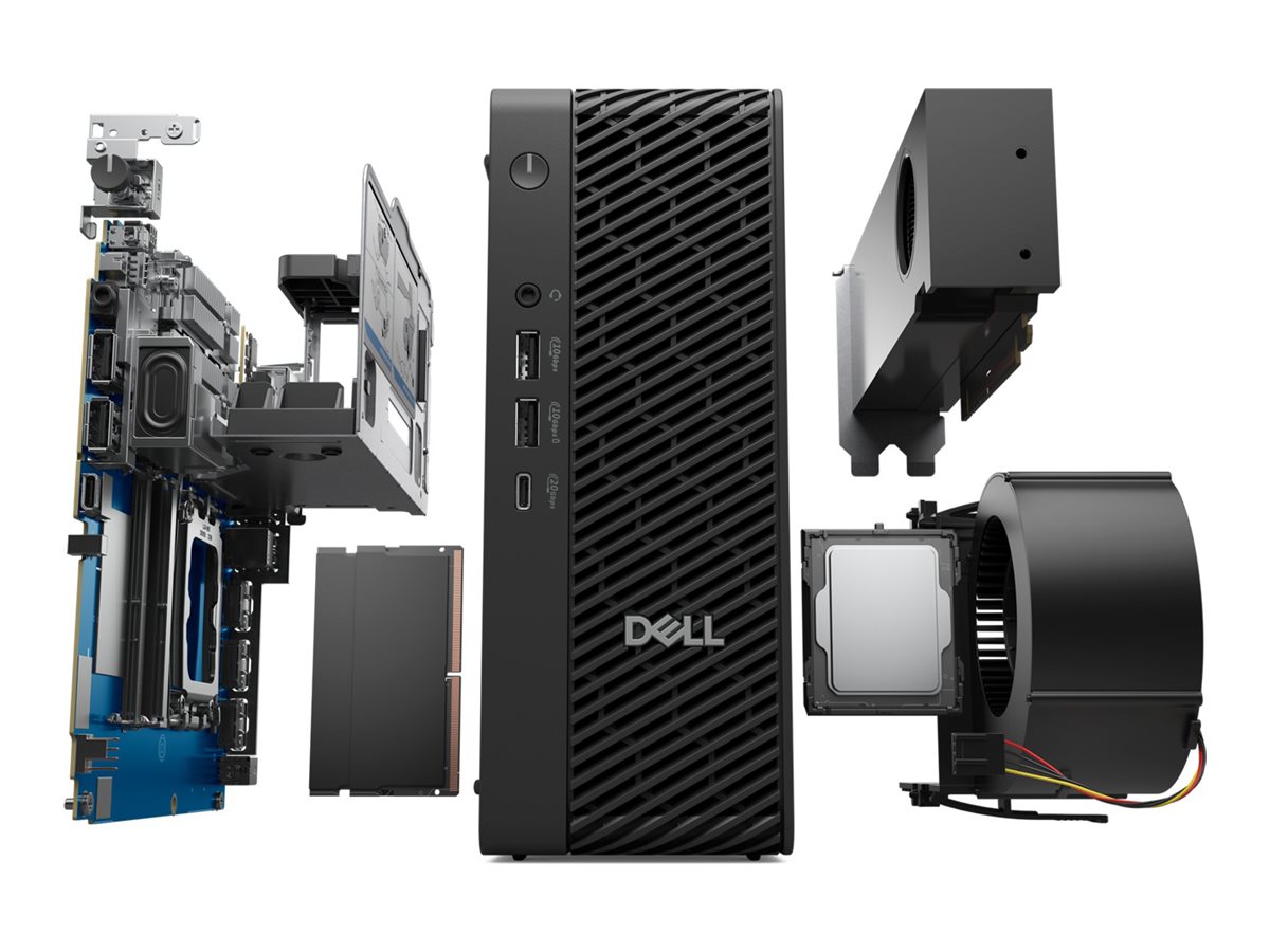 Dell Pro Max Micro FCM2250 - Micro - Core Ultra 5 - 5 245 / 3.5 GHz - vPro Enterprise - RAM 16 GB - SSD 512 GB - SED - NVMe - TLC - Intel Graphics - 1GbE - Bluetooth - Wi-Fi 6 - Wi-Fi 7 - WLAN: Bluetooth - 802.11a/b/g/n/ac/ax/be - Win 11 Pro - Monitor:…