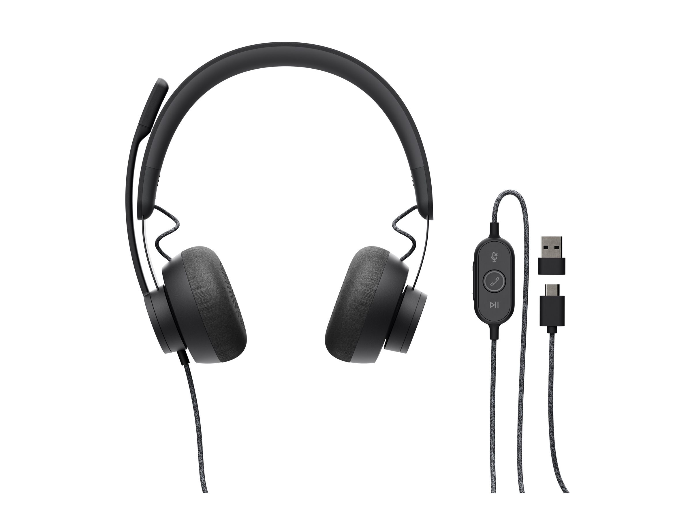 Zone Wired - Headset - On-Ear - kabelgebunden - USB-C - Graphite