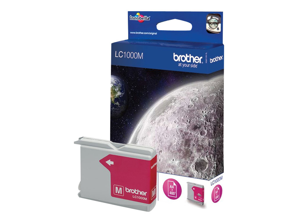 Brother LC1000M - Magenta - Original - Tintenpatrone - für Brother DCP-350 - 353 - 357 - 560 - 750 - 770 - MFC-3360 - 465 - 5460 - 5860 - 660 - 680 - 845 - 885 Brother LC1000M - Magenta - Original - Tintenpatrone - für Brother DCP-350 - 353 - 357 - 560 - 750 - 770 - MFC-3360 - 465 - 5460 - 5860 - 660 - 680 - 845 - 885