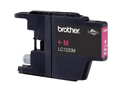 Brother LC1220M - Magenta - original - Blister mit akustischem / elektromagnetischem Alarm - Tintenpatrone - für Brother DCP-J525 - DCP-J725 - DCP-J925 - MFC-J430 - MFC-J625 - MFC-J825; MyMio MFC-J825