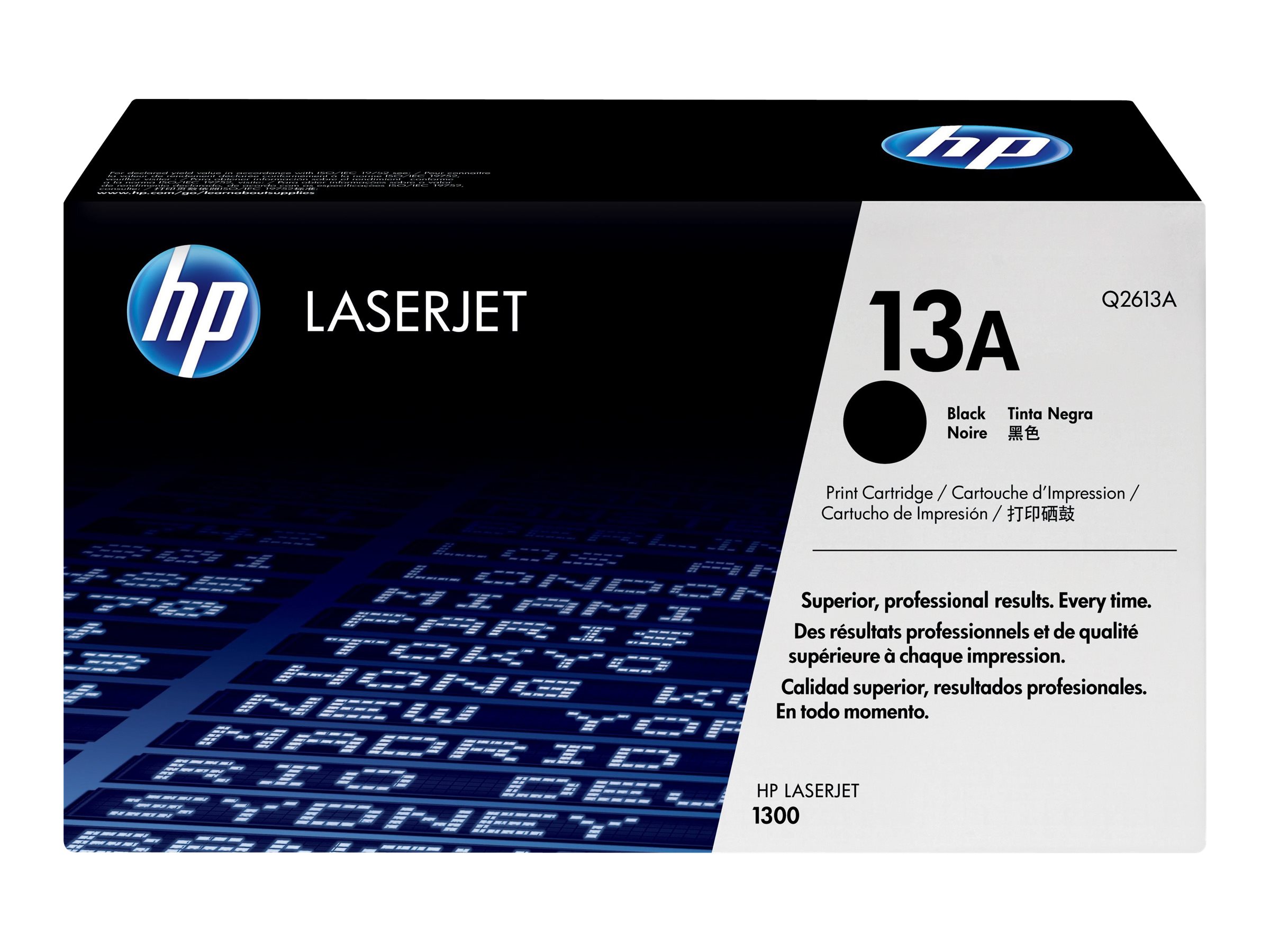 HP 13A - Schwarz - original - LaserJet - Tonerpatrone (Q2613A) - für LaserJet 1300 - 1300n - 1300t - 1300xi HP 13A - Schwarz - original - LaserJet - Tonerpatrone (Q2613A) - für LaserJet 1300 - 1300n - 1300t - 1300xi