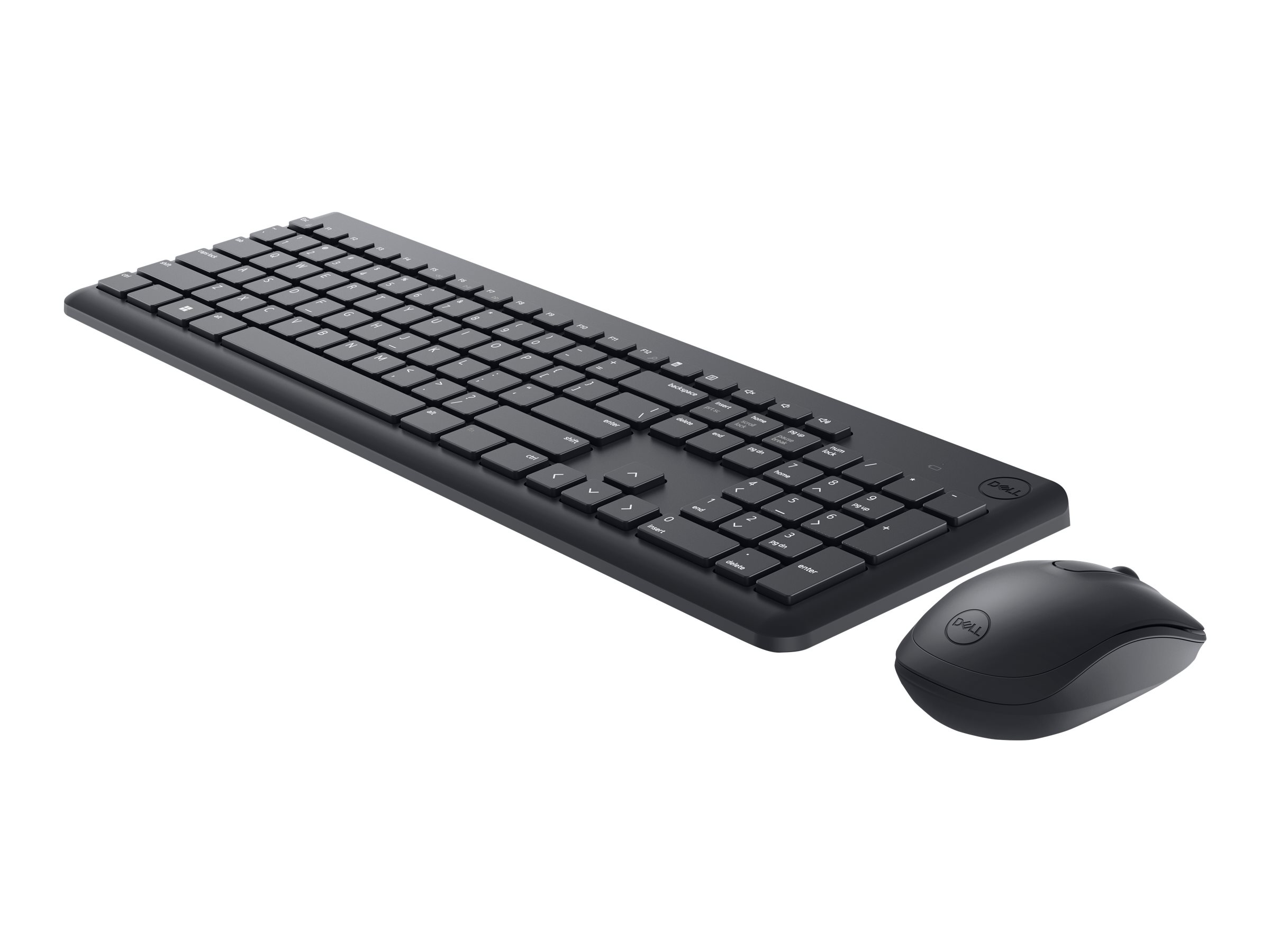 Dell Keyboard and Mouse KM3322W - - kabellos - 2.4 GHz - QWERTZ - Deutsch - Schwarz - mit 3 years NBD Advance Exchange