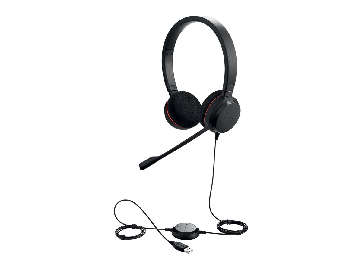 Jabra Evolve 20 MS stereo - Headset - On-Ear - für Microsoft Teams - kabelgebunden - USB-C - USB-A - Geräuschisolierung - Zertifiziert für Microsoft Teams Jabra Evolve 20 MS stereo - Headset - On-Ear - für Microsoft Teams - kabelgebunden - USB-C - USB-A - Geräuschisolierung - Zertifiziert für Microsoft Teams