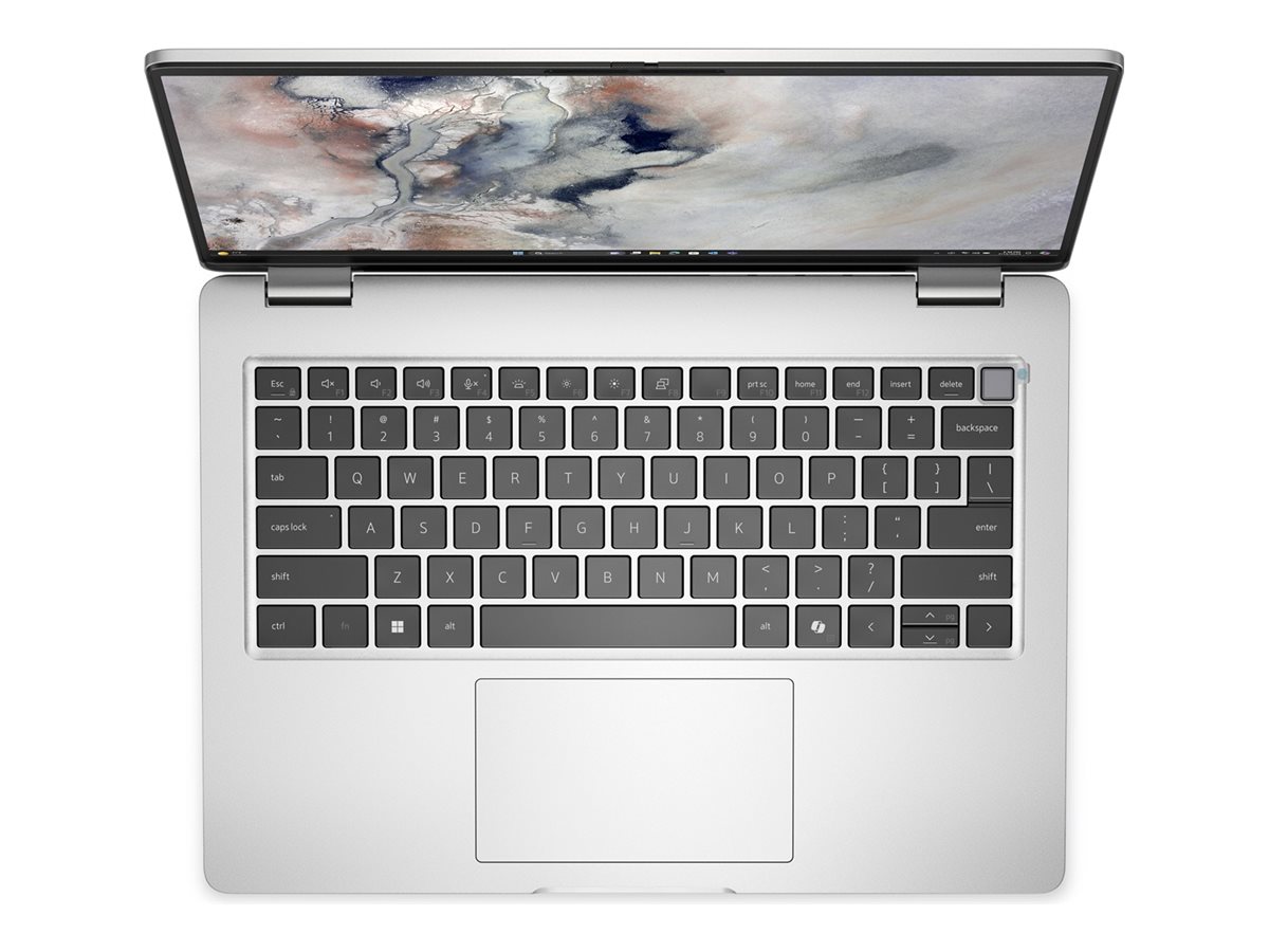 Dell Pro 14 PC14250 - Intel Core Ultra 7 255U / 2 - IPS 1920 x 1200 (Full HD Plus) - Wi-Fi 6E - Platinum Silver - BTS - mit 1 Jahr Basis Vor-Ort