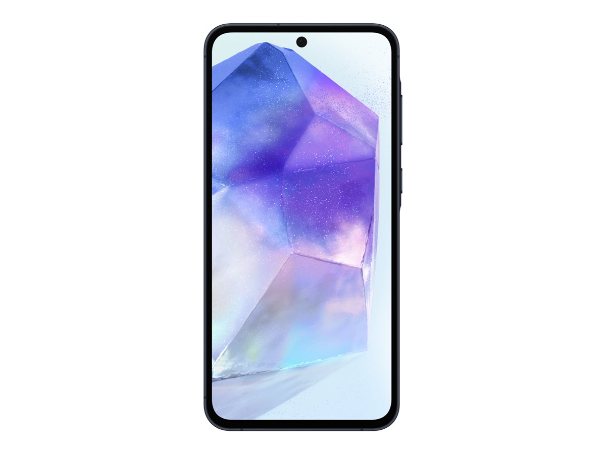 Samsung Galaxy A55 Enterprise Edition 5G 8/128GB OLED 6,6" 2340x1080 Pixel 120 Hz mitternachtsblau - Triple-Kamera 50 MP - 12 MP - 5 MP - front camera 32 MP - Mitternachtsblau