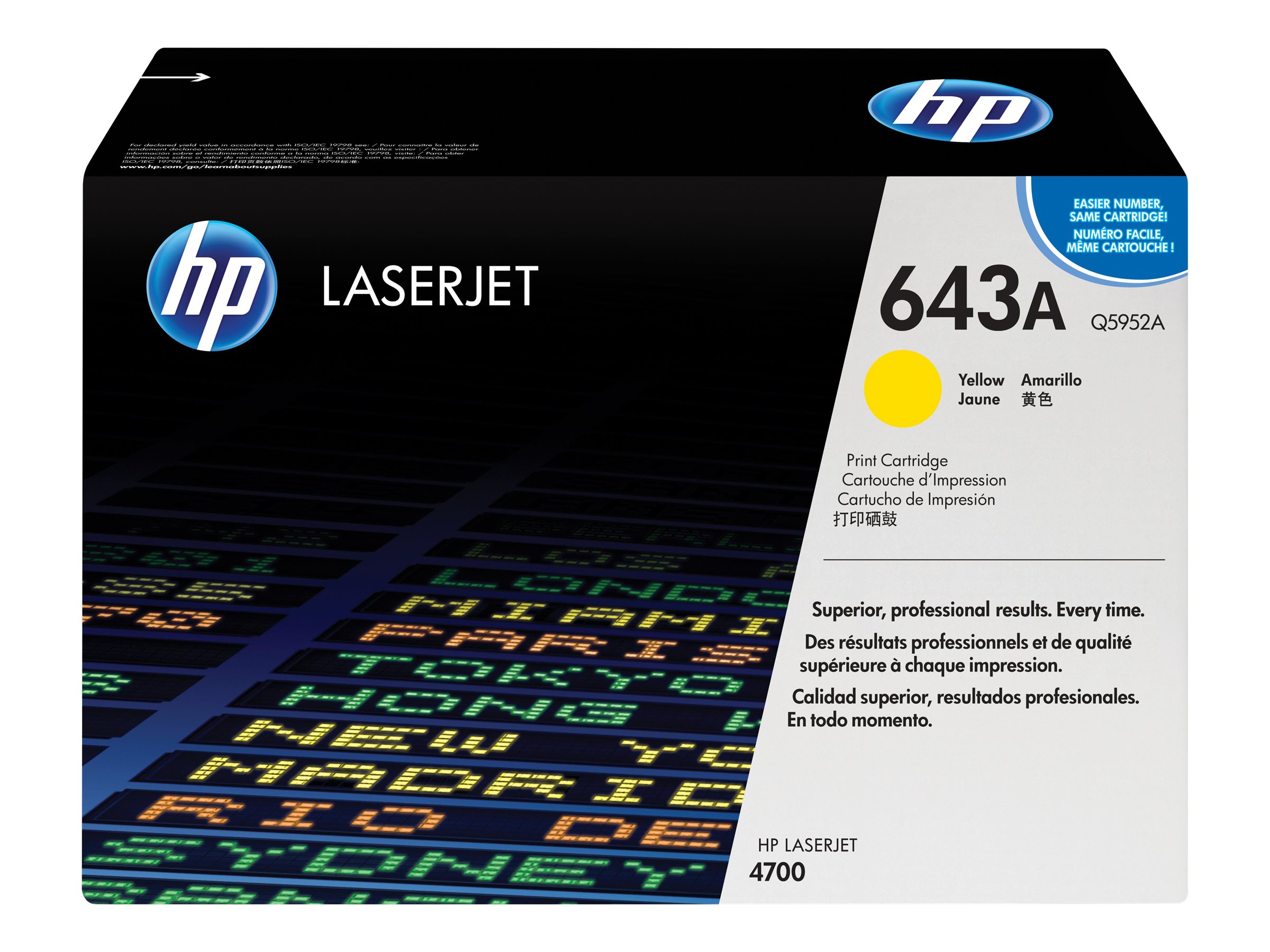 HP Toner Q5952A gelb für HP Color LaserJet 4700 - für Color LaserJet 4700 - 4700dn - 4700dtn - 4700n - 4700ph+