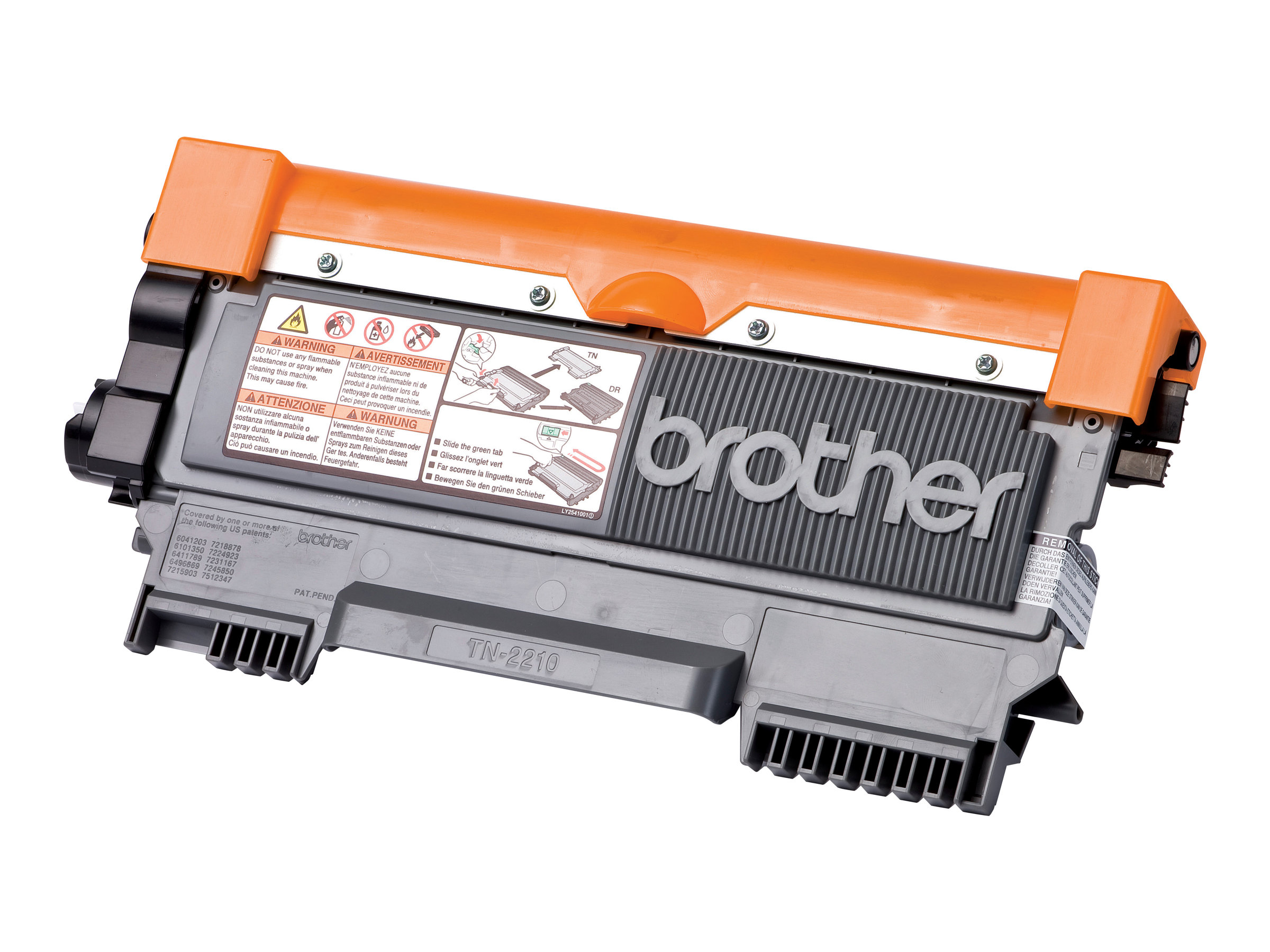 Brother TN2210 - Schwarz - Original - Tonerpatrone - für Brother DCP-7060 - 7065 - 7070 - HL-2240 - 2250 - 2270 - MFC-7360 - 7460 - 7860; FAX-2840 - 2940