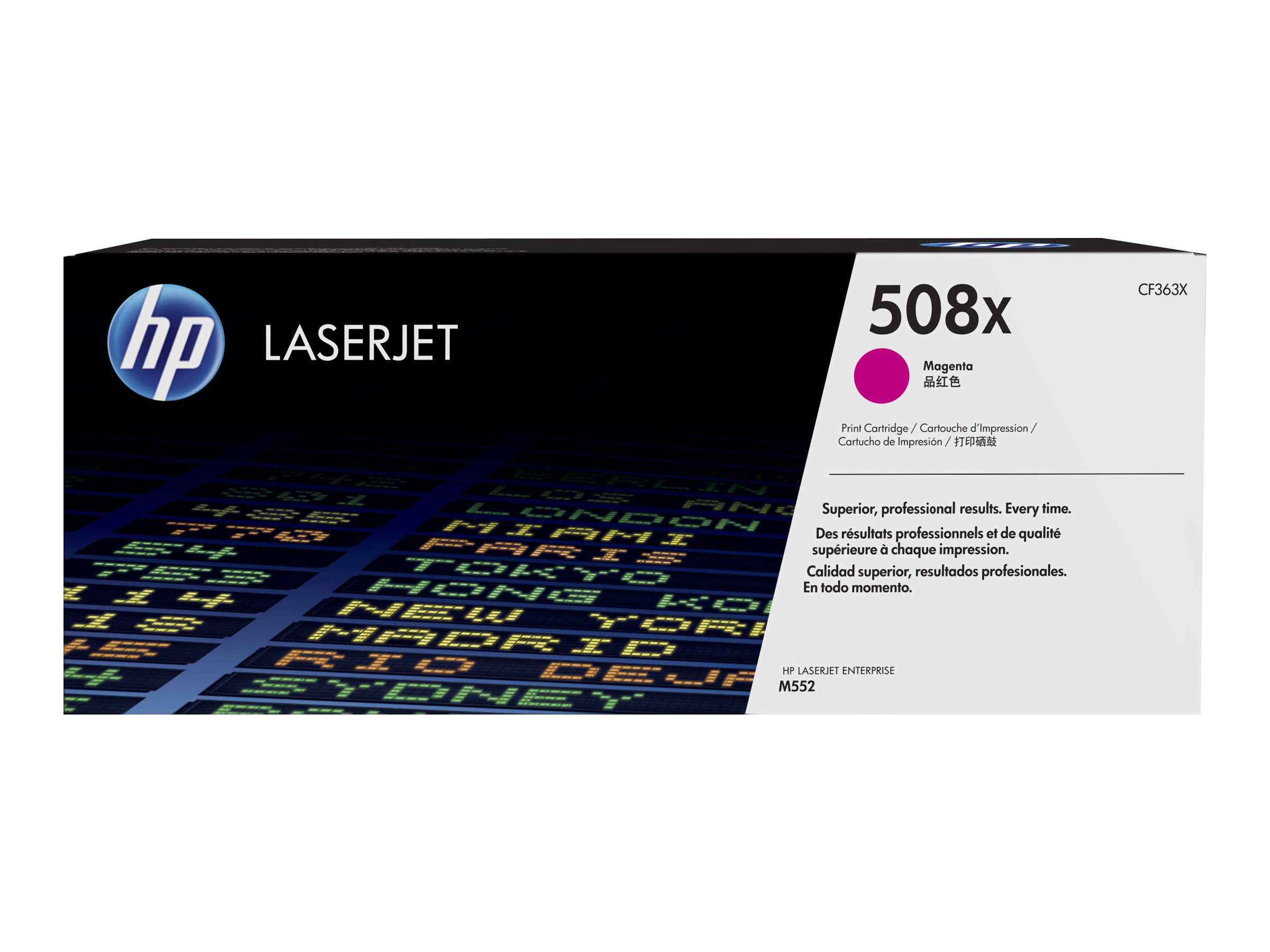 HP Toner 508X magenta High Yield f. LaserJet mit JetIntelligence - für Color LaserJet Enterprise MFP M577; LaserJet Enterprise Flow MFP M577
