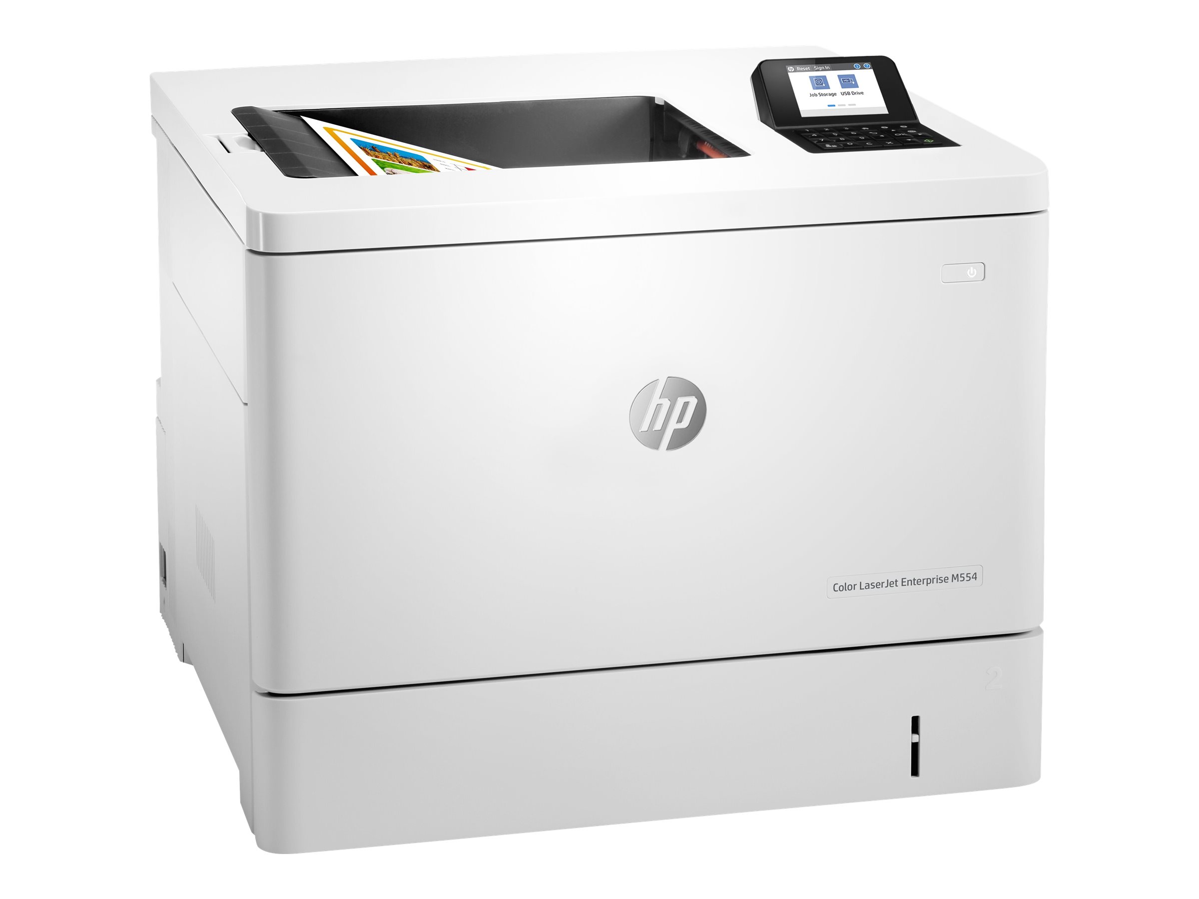 HP LaserJet Enterprise M554dn - Drucker - Farbe - Duplex - Laser - A4/Legal - 1200 x 1200 dpi - bis - / bis zu 33 Seiten/Min. (Farbe) - Kapazität: 650 Blätter - USB 2.0 - Gigabit LAN - USB 2.0-Host HP LaserJet Enterprise M554dn - Drucker - Farbe - Duplex - Laser - A4/Legal - 1200 x 1200 dpi - bis - / bis zu 33 Seiten/Min. (Farbe) - Kapazität: 650 Blätter - USB 2.0 - Gigabit LAN - USB 2.0-Host