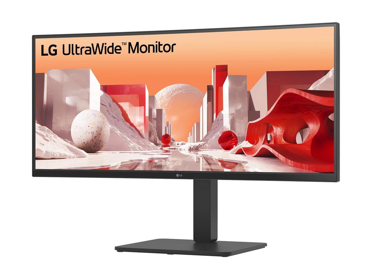 LG UltraWide 34BA75QE-B - LED-Monitor - gebogen - - 3440 x 1440 WQHD @ 60 Hz - IPS - 300 cd/m² - 1000:1 - HDR10 - 5 ms - 2xHDMI - DisplayPort - USB-C - Lautsprecher