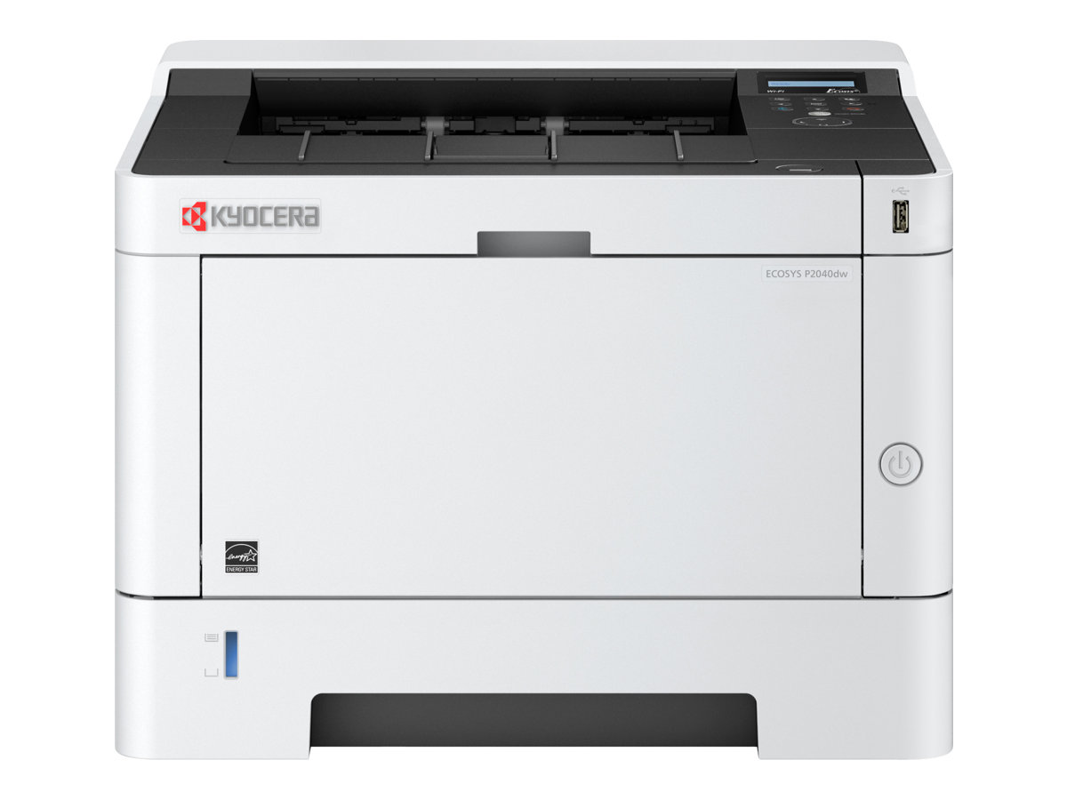Kyocera ECOSYS P2040dw - Drucker - s/w - Duplex - Laser - A4/Legal - 1200 dpi - bis zu 40 Seiten/Min. - Kapazität: 350 Blätter - USB 2.0 - Gigabit LAN - USB-Host - Wi-Fi Kyocera ECOSYS P2040dw - Drucker - s/w - Duplex - Laser - A4/Legal - 1200 dpi - bis zu 40 Seiten/Min. - Kapazität: 350 Blätter - USB 2.0 - Gigabit LAN - USB-Host - Wi-Fi