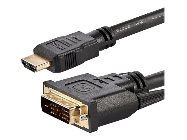 HDMI -> DVI-D Kabel 1,8m St/St - Black - 19 Pin HDMI Male to DVI-D Male Cable Adapter - Digital Monitor Cable - M/M - Single Link - DVI to HDMI Cord (HDMIDVIMM6) - Adapterkabel - HDMI männlich zu DVI-D männlich - 1.83 m - Schwarz - für P/N: DK31C3HDPD -… HDMI -> DVI-D Kabel 1,8m St/St - Black - 19 Pin HDMI Male to DVI-D Male Cable Adapter - Digital Monitor Cable - M/M - Single Link - DVI to HDMI Cord (HDMIDVIMM6) - Adapterkabel - HDMI männlich zu DVI-D männlich - 1.83 m - Schwarz - für P/N: DK31C3HDPD -…