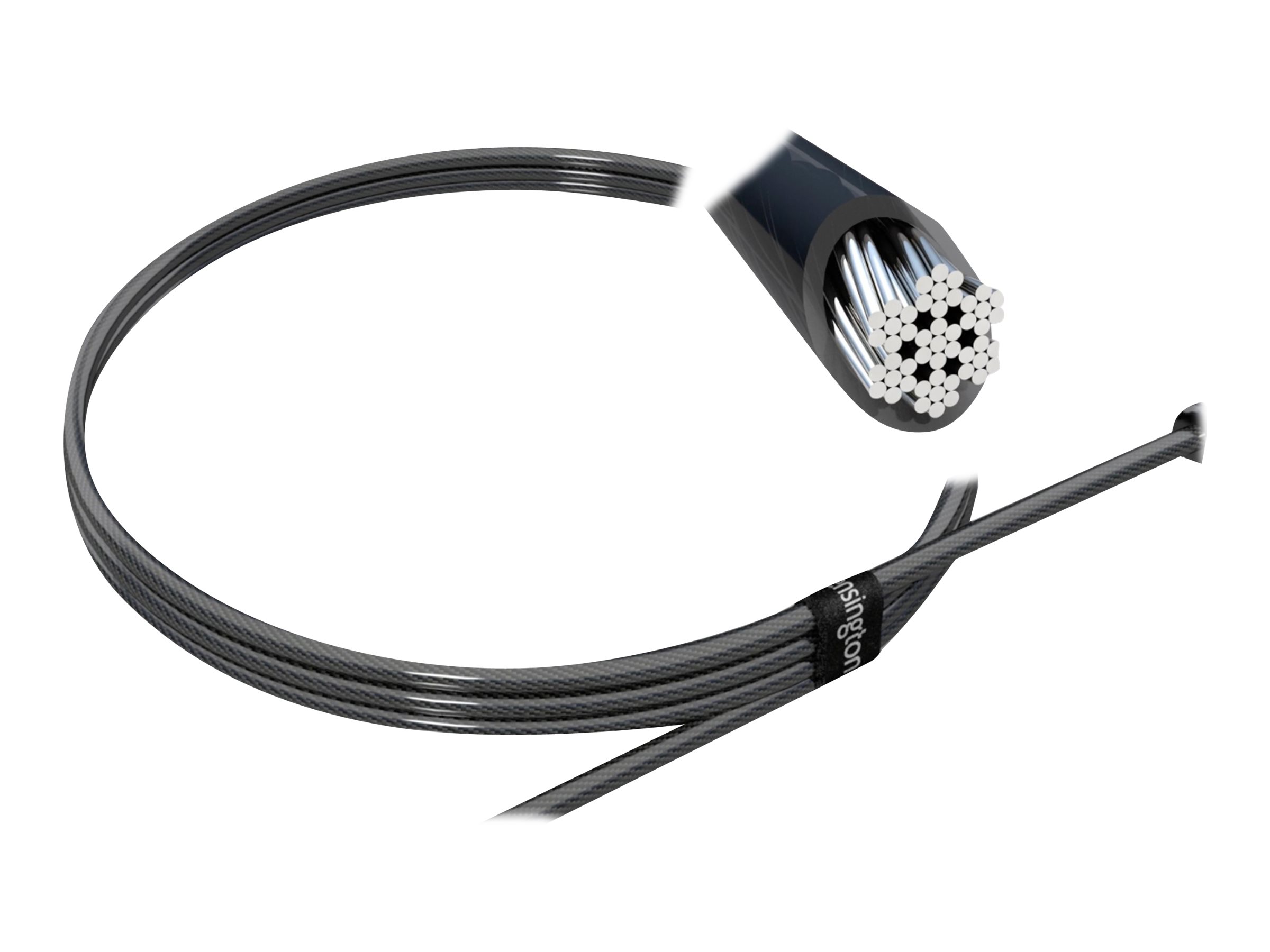 Kensington MicroSaver 2.0 Keyed Laptop Lock - Sicherheitskabel - Silber - 1.83 m