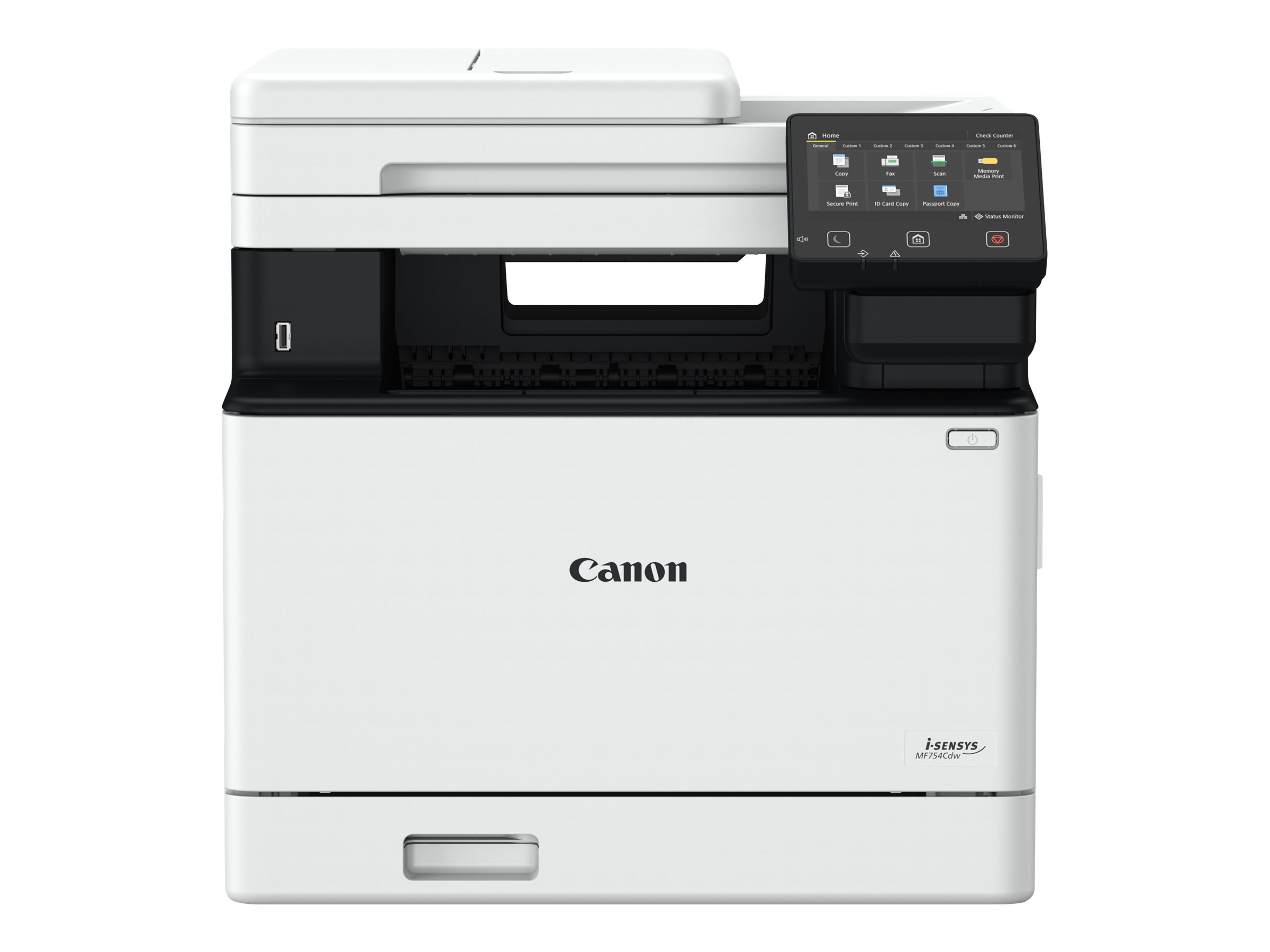 Canon i-SENSYS MF754Cdw - Multifunktionsdrucker - - Legal (216 x 356 mm) (Original) - A4/Legal (Medien) - bis zu 33 Seiten/Min. (Kopieren) - bis zu 33 Seiten/Min. (Drucken) - 250 Blatt - 33.6 Kbps - USB 2.0 - Gigabit LAN - Wi-Fi(n) - USB-Host