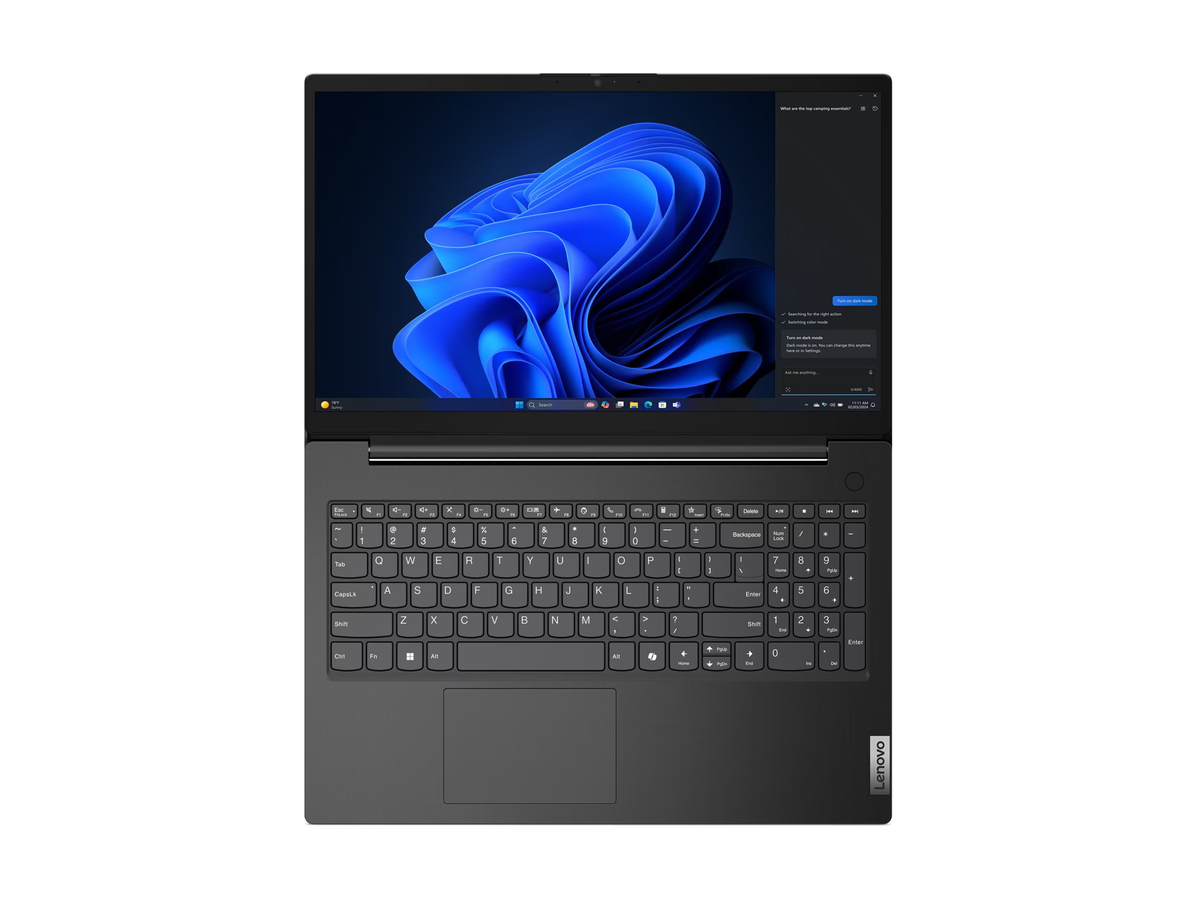 Lenovo V15 G5 IRL 83GW - Intel Core i5 13420H / - IPS 1920 x 1080 (Full HD) - Wi-Fi 6 - Business Black - kbd: Deutsch