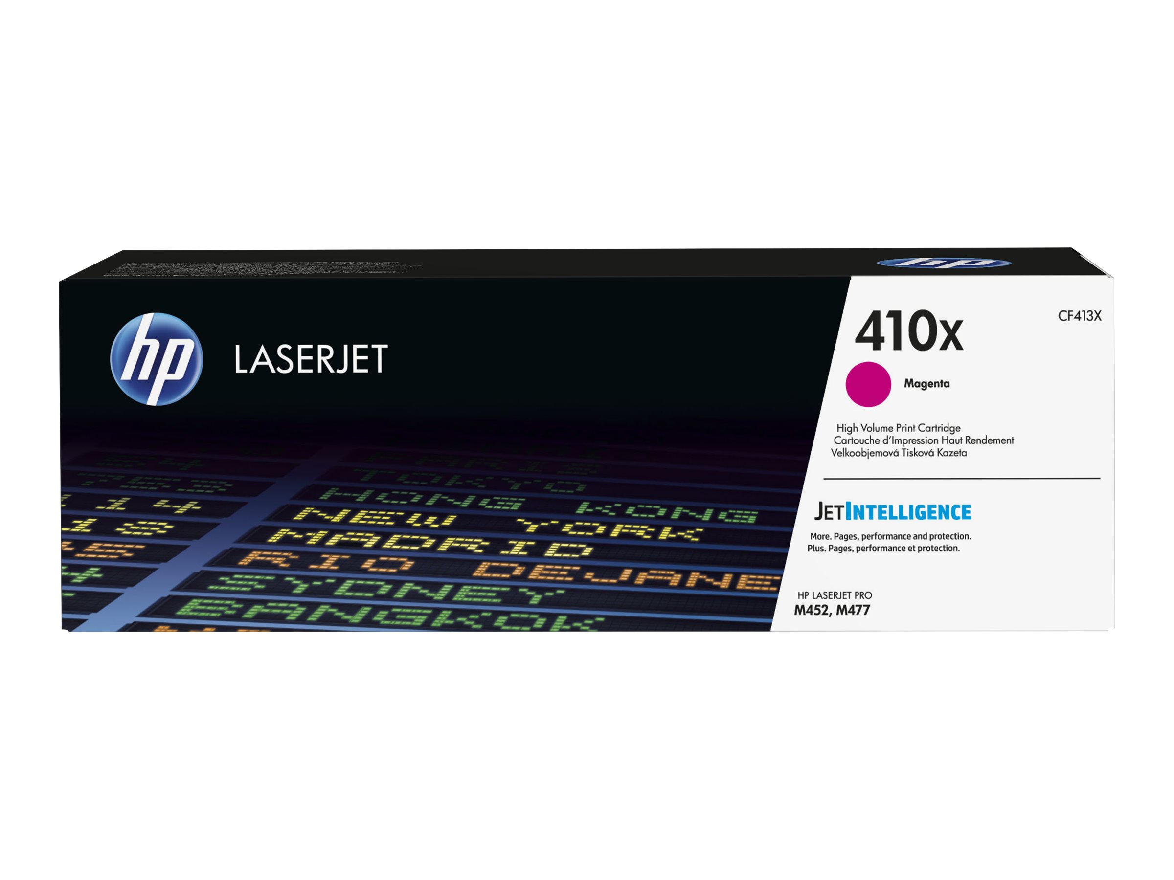 HP 410X - Hohe Ergiebigkeit - Magenta - Original - LaserJet - Tonerpatrone (CF413X) - für Color LaserJet Pro M452 - MFP M377 - MFP M477