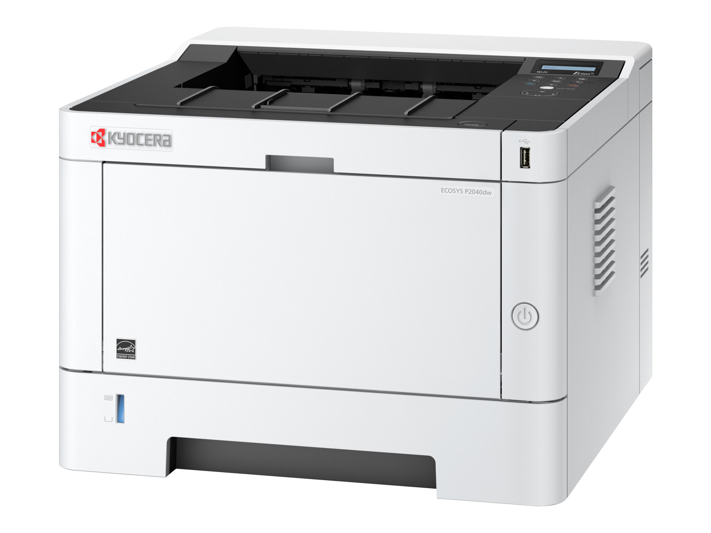 Kyocera ECOSYS P2040dw - Drucker - s/w - Duplex - Laser - A4/Legal - 1200 dpi - bis zu 40 Seiten/Min. - Kapazität: 350 Blätter - USB 2.0 - Gigabit LAN - USB-Host - Wi-Fi Kyocera ECOSYS P2040dw - Drucker - s/w - Duplex - Laser - A4/Legal - 1200 dpi - bis zu 40 Seiten/Min. - Kapazität: 350 Blätter - USB 2.0 - Gigabit LAN - USB-Host - Wi-Fi