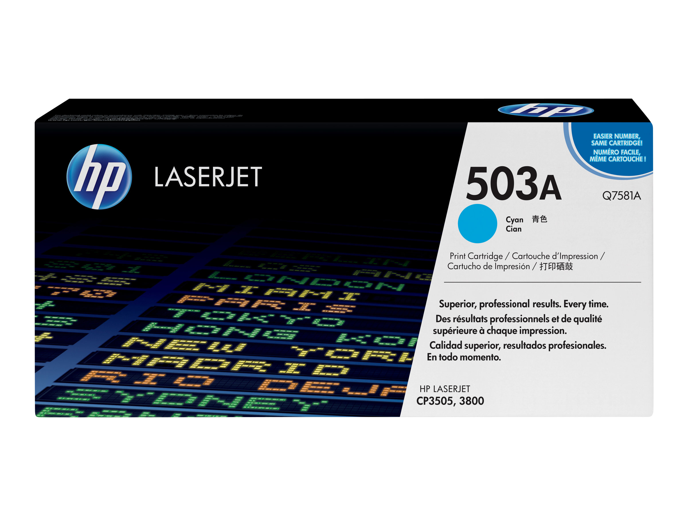 HP Toner Q7581A cyan für HP Color LaserJet 3800 - für Color LaserJet 3800 - 3800dn - 3800dtn - 3800n - CP3505 - CP3505dn - CP3505n - CP3505x HP Toner Q7581A cyan für HP Color LaserJet 3800 - für Color LaserJet 3800 - 3800dn - 3800dtn - 3800n - CP3505 - CP3505dn - CP3505n - CP3505x