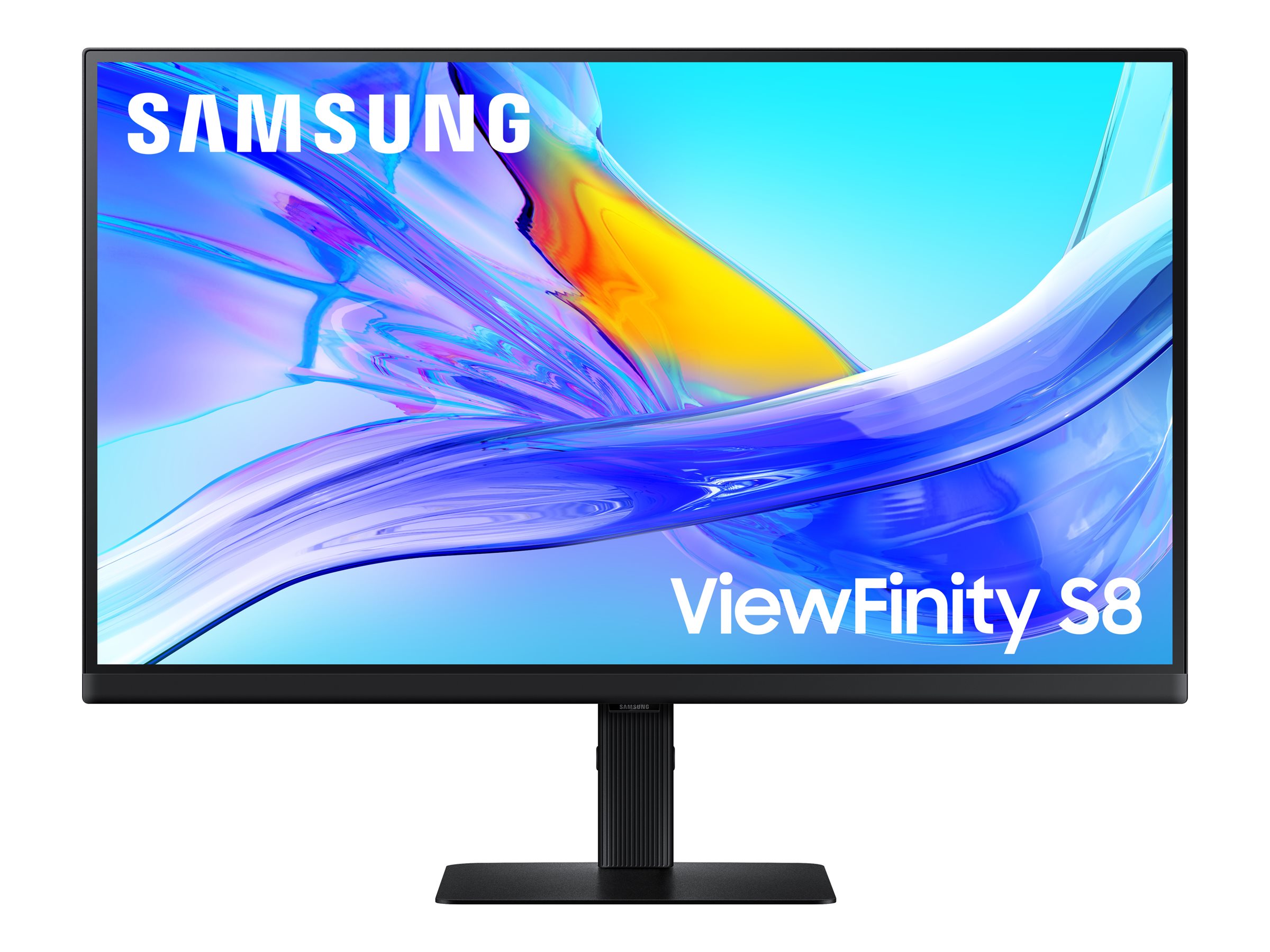 Samsung ViewFinity S8 S27D800UAU - S80UD Series - - 3840 x 2160 UHD @ 60 Hz - IPS - 350 cd/m² - 1000:1 - HDR10 - 5 ms - HDMI - DisplayPort - USB-C - Schwarz