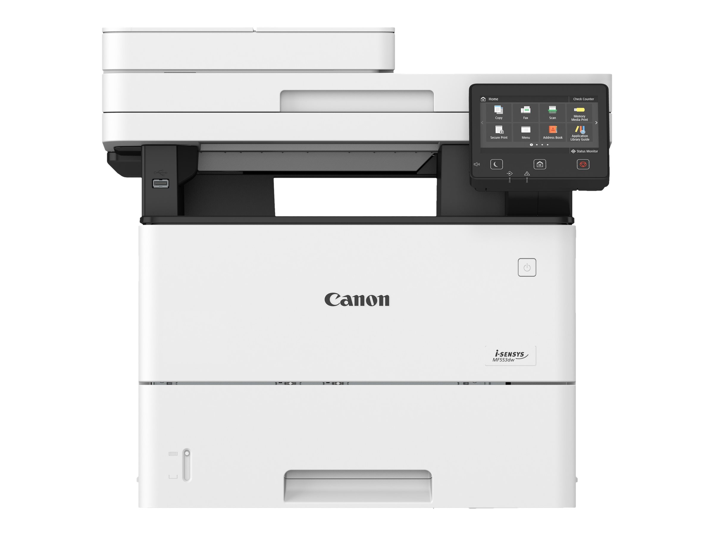Canon i-SENSYS MF553dw - Multifunktionsdrucker - - Legal (216 x 356 mm) (Original) - A4/Legal (Medien) - bis zu 43 Seiten/Min. (Kopieren) - bis zu 43 Seiten/Min. (Drucken) - 650 Blatt - 33.6 Kbps - USB 2.0 - Gigabit LAN - Wi-Fi(n) - USB-Host