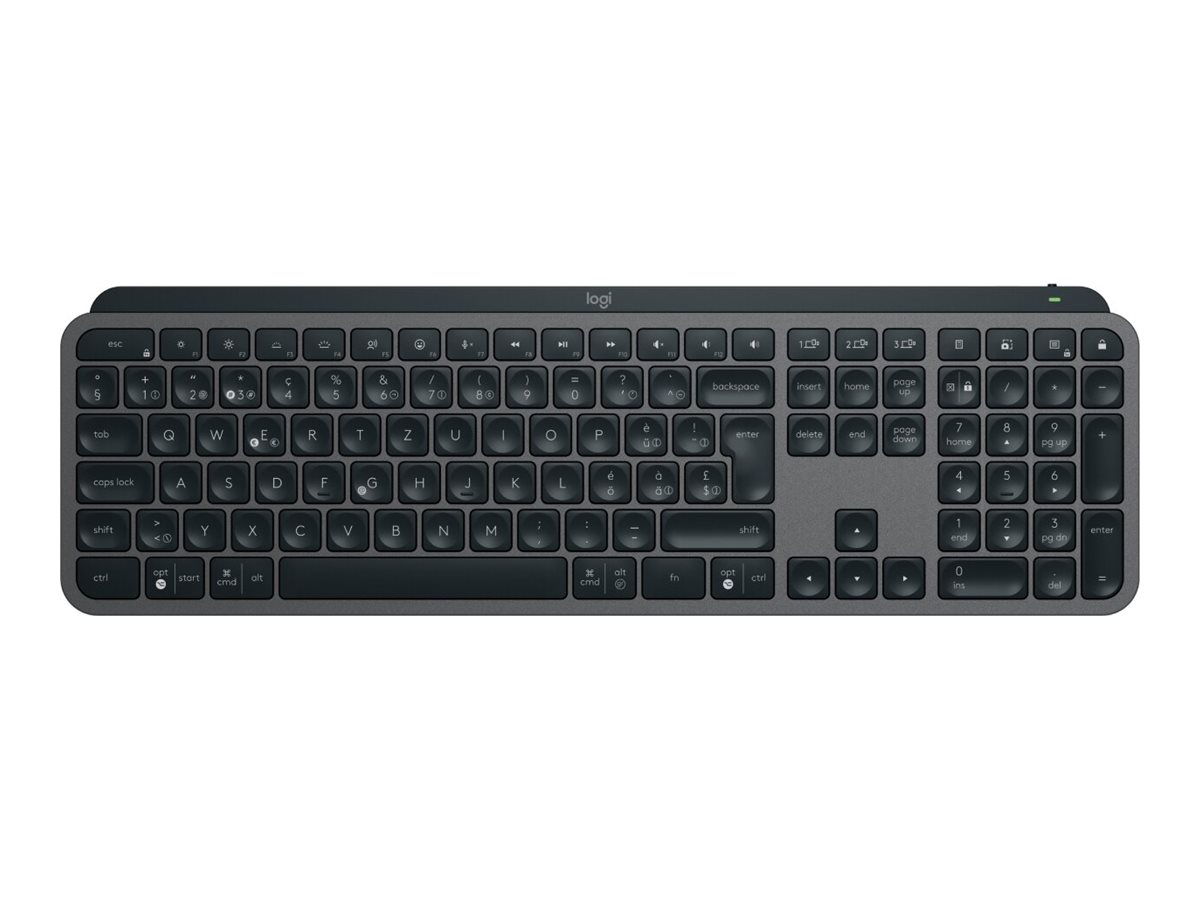 Logitech MX Keys S Tastatur hinterleuchtet Pale Gray - kabellos - Bluetooth LE - QWERTZ - Deutsch - Tastenschalter: Scissor-Key - Pale Gray Logitech MX Keys S Tastatur hinterleuchtet Pale Gray - kabellos - Bluetooth LE - QWERTZ - Deutsch - Tastenschalter: Scissor-Key - Pale Gray