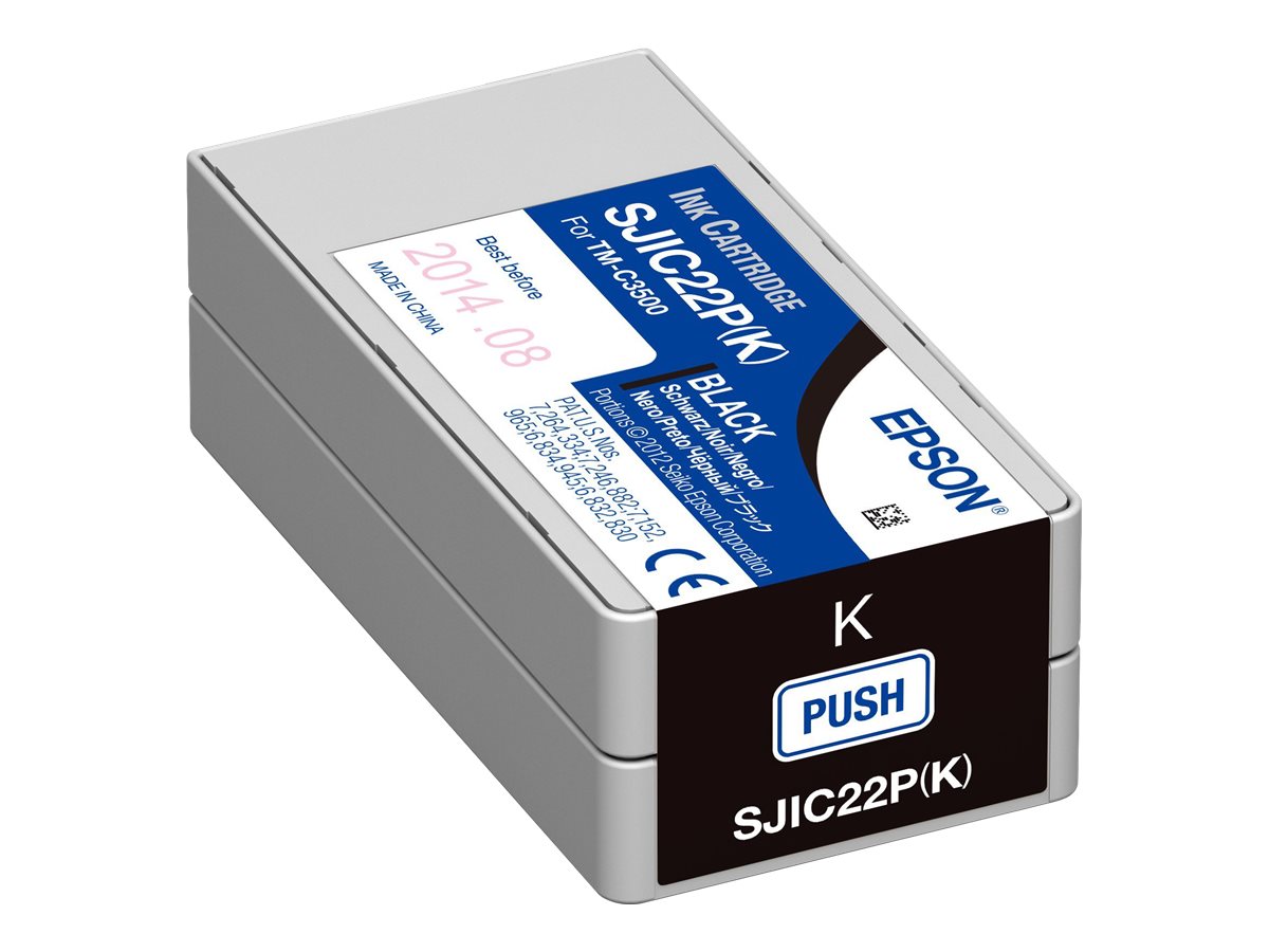 Tintenpatrone SJIC22P(K) schwarz - für TM C3500 Tintenpatrone SJIC22P(K) schwarz - für TM C3500