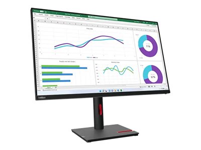 Lenovo ThinkVision T32h-30 - LED-Monitor - 80 cm - 2560 x 1440 WQHD @ 60 Hz - IPS - 350 cd/m² - 1000:1 - 4 ms - HDMI - DisplayPort - USB-C - Raven Black Lenovo ThinkVision T32h-30 - LED-Monitor - 80 cm - 2560 x 1440 WQHD @ 60 Hz - IPS - 350 cd/m² - 1000:1 - 4 ms - HDMI - DisplayPort - USB-C - Raven Black
