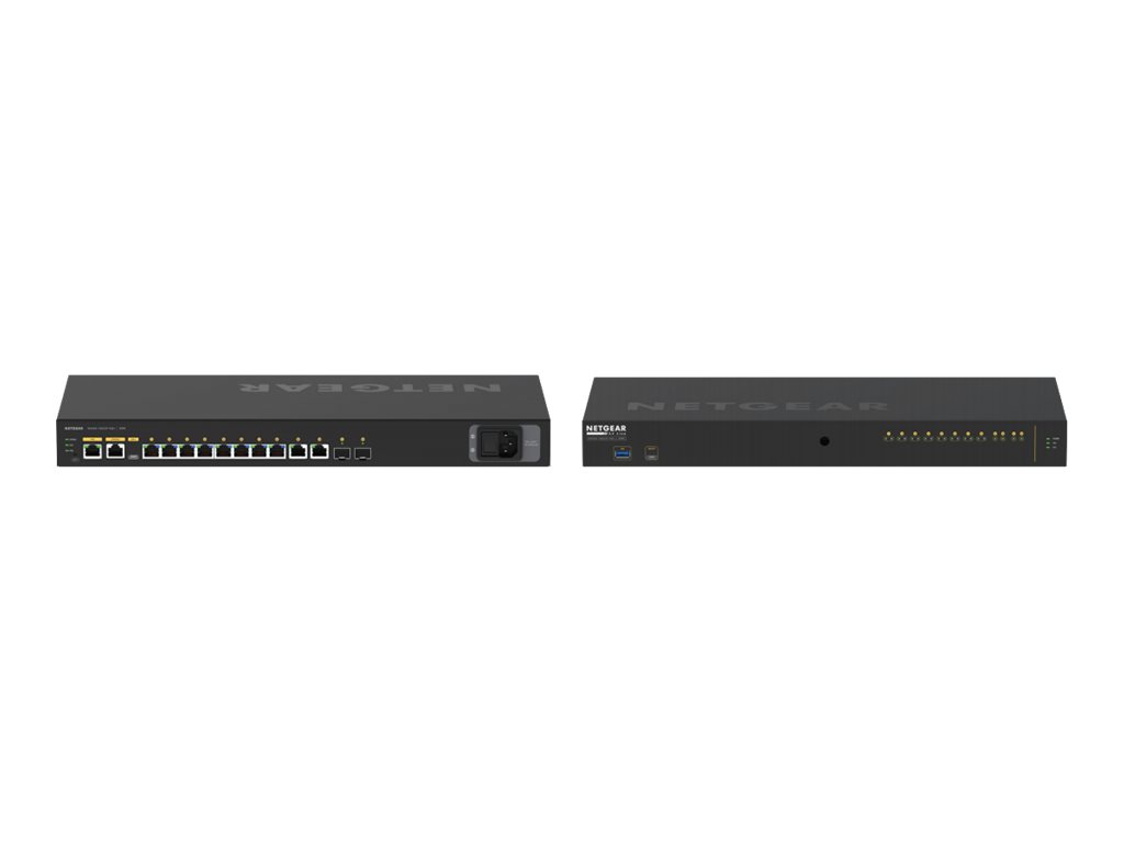 Netgear AV Line M4250-10G2XF-PoE+ - Switch - L3 - - + 2 x 10 Gigabit SFP+ - Seite-zu-Seite-Luftstrom - an Rack montierbar - PoE+ (240 W) Netgear AV Line M4250-10G2XF-PoE+ - Switch - L3 - - + 2 x 10 Gigabit SFP+ - Seite-zu-Seite-Luftstrom - an Rack montierbar - PoE+ (240 W)
