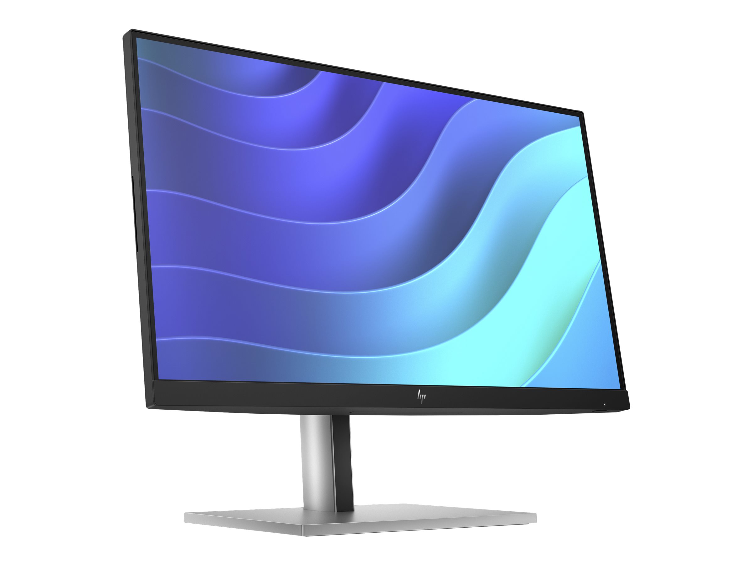 HP E22 G5 - E-Series - LED-Monitor - 54.6 cm - 1920 x 1080 Full HD (1080p) @ 75 Hz - IPS - 250 cd/m² - 1000:1 - 5 ms - HDMI - DisplayPort - USB - Schwarz - Schwarz und Silber (Ständer)