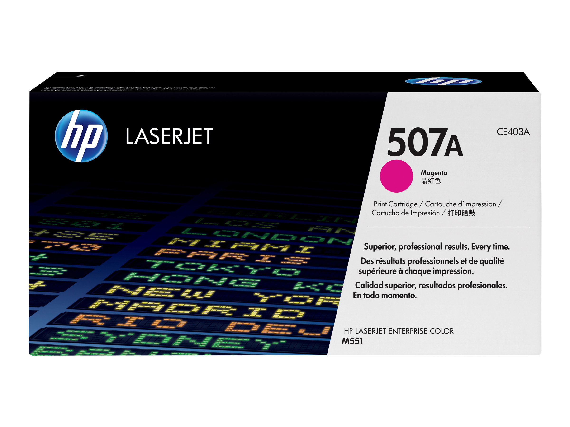 HP Toner 507A magenta für LaserJet Enterprise 500 ca. 6.000 Seiten - für Color LaserJet Enterprise MFP M575; LaserJet Enterprise Flow MFP M575