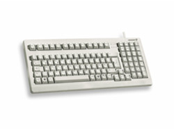 Tastatur G80-1800 grau USB (PS/2 Adapter) - Hellgrau
