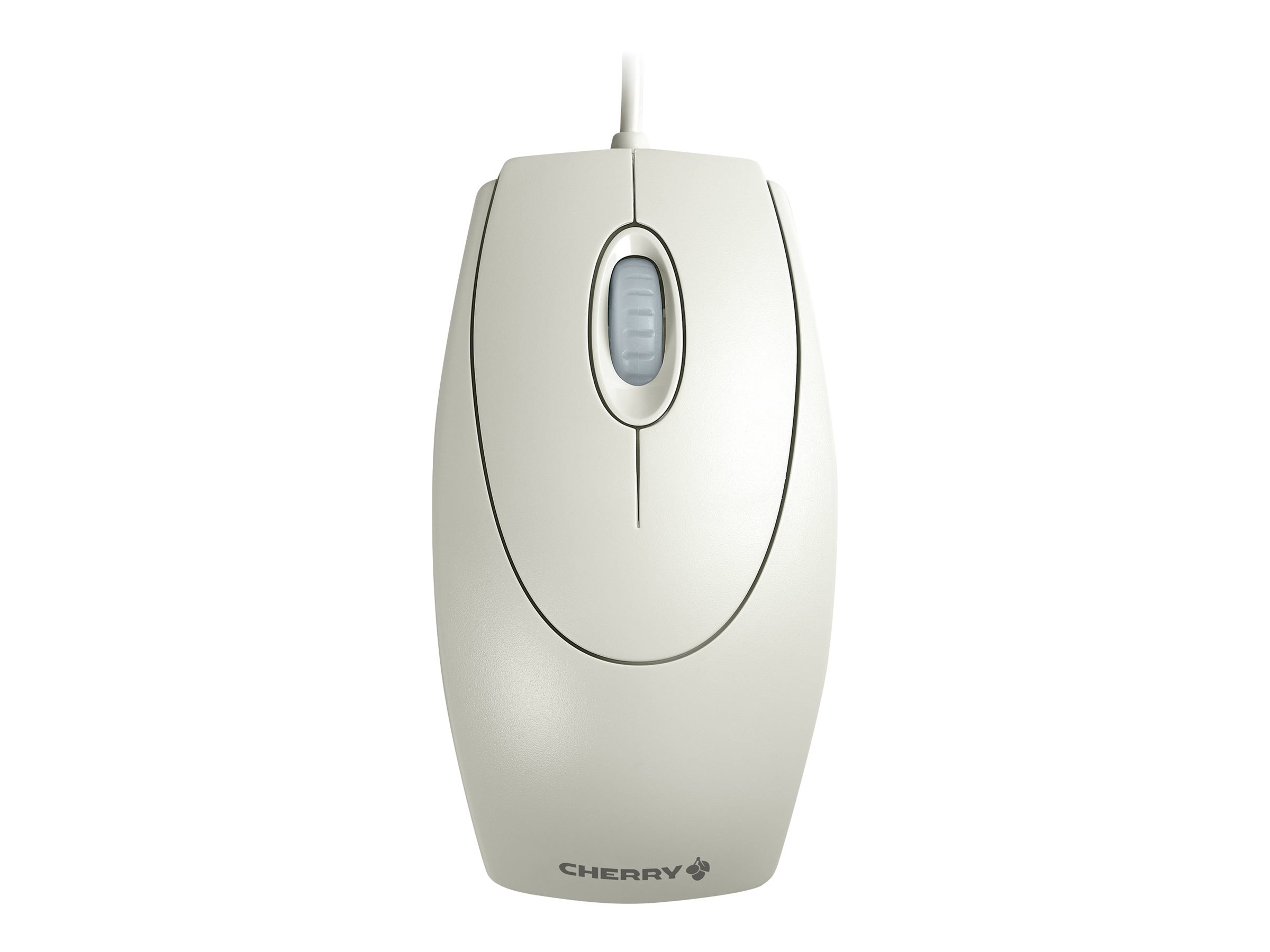 Wheel Mouse optical hellgrau USB Adapter f. PS/2 - optisch - 3 Tasten - kabelgebunden - PS/2 - USB - Hellgrau