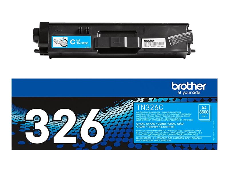 Brother TN326C - Cyan - Original - Tonerpatrone - für Brother DCP-L8400 - DCP-L8450 - HL-L8250 - HL-L8350 - MFC-L8650 - MFC-L8850