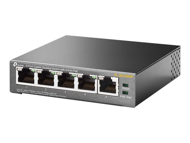 5-PORT GIGABIT DESKTOP SWITCH - + 1 x 10/100/1000 - Desktop - PoE (56 W)