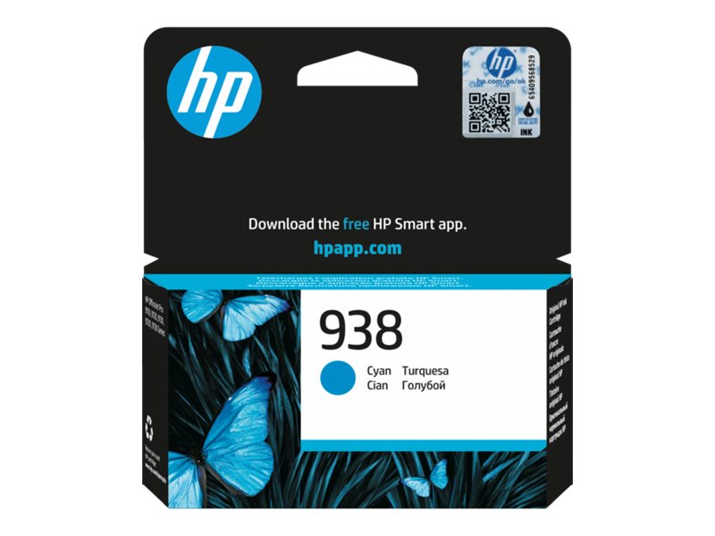 HP 938 - Cyan - original - Tintenpatrone - Tintenpatrone - Cyan HP 938 - Cyan - original - Tintenpatrone - Tintenpatrone - Cyan