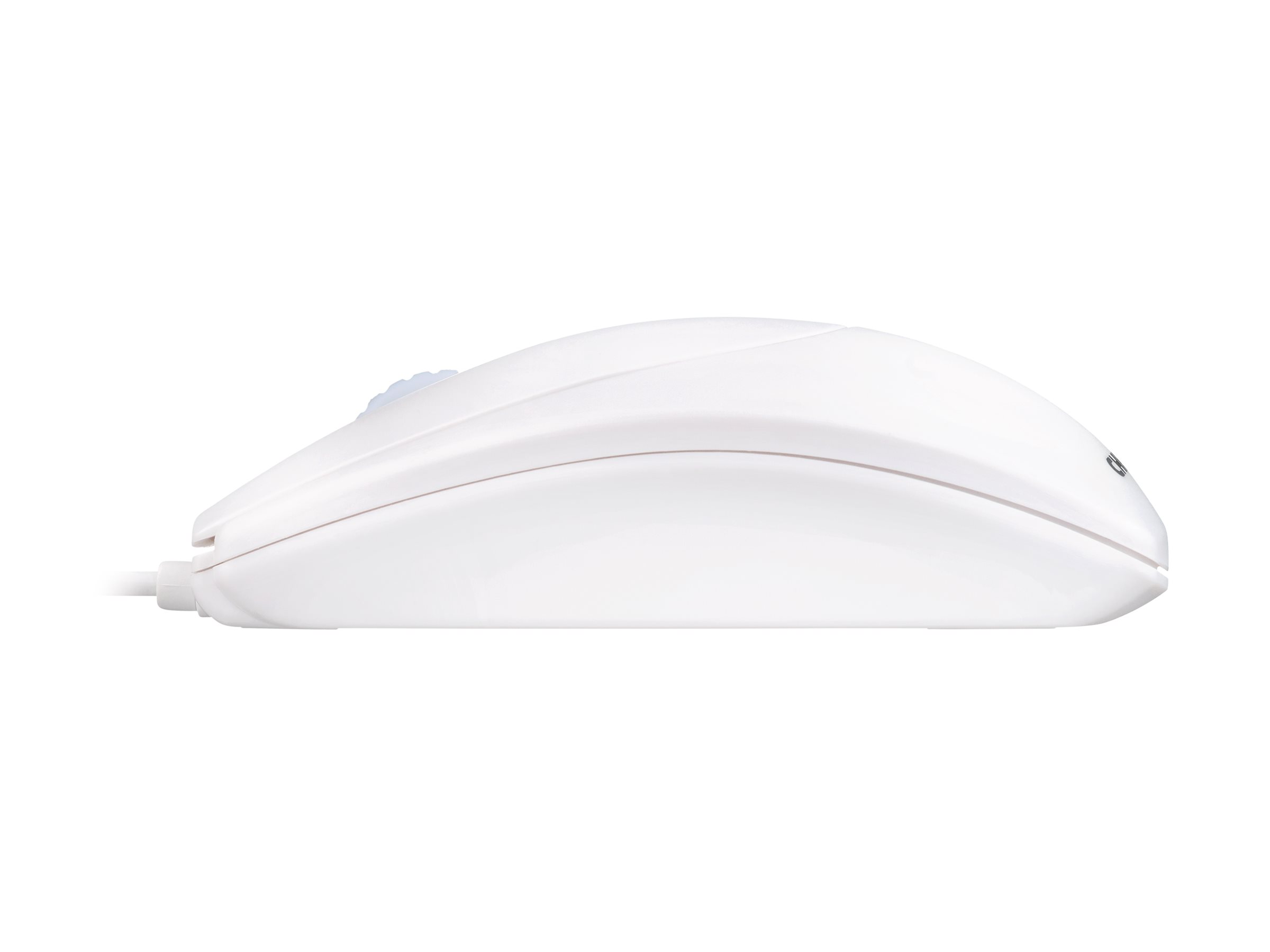 Cherry WheelMouse White-Grey - optisch - 3 Tasten - kabelgebunden - PS/2 - USB - Weiß/Grau