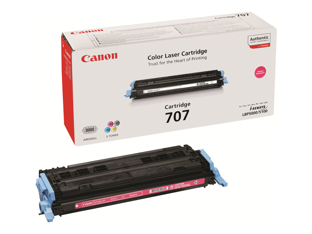Toner Nr.707 magenta - für i-SENSYS LBP5000 - LBP5100; Laser Shot LBP-5000 - 5100