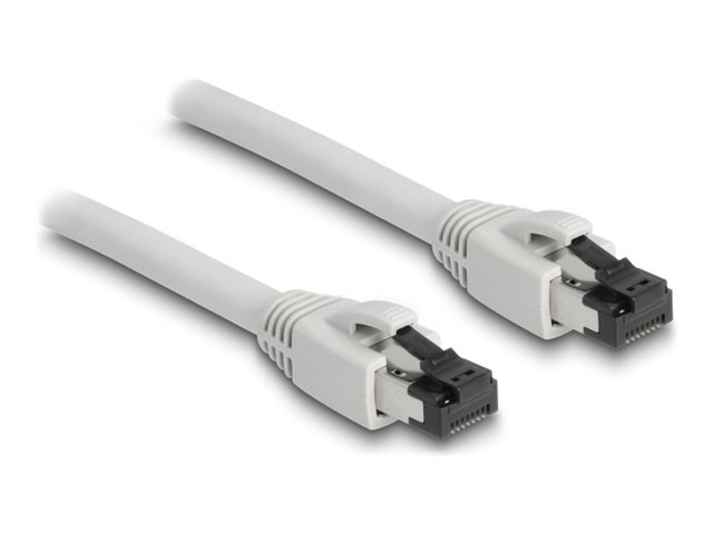 CSL USB 3.2 Typ-C Kabel 3m (USB-C zu USB-C) USB 3.2 Gen2 2x2 Datenrate max. 20 G - 50 cm - 7.5 mm - SFTP - PiMF - CAT 8.1 - bis zu 40 Gbps Datentransferrate - halogenfrei - ohne Haken - geschirmt - Grau