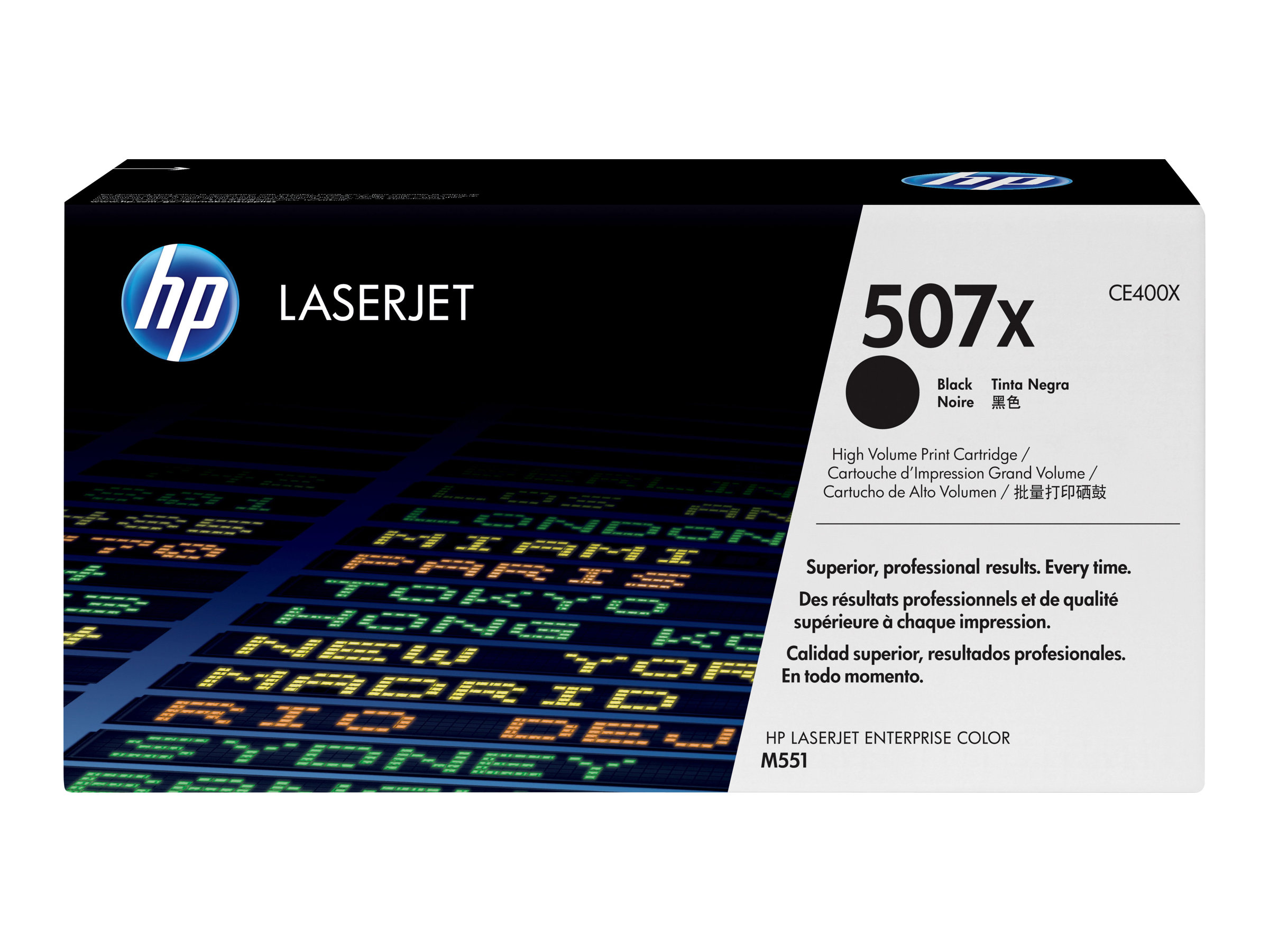 HP Toner 507x schwarz für HP LaserJet ENT M551 - für Color LaserJet Enterprise MFP M575; LaserJet Enterprise Flow MFP M575
