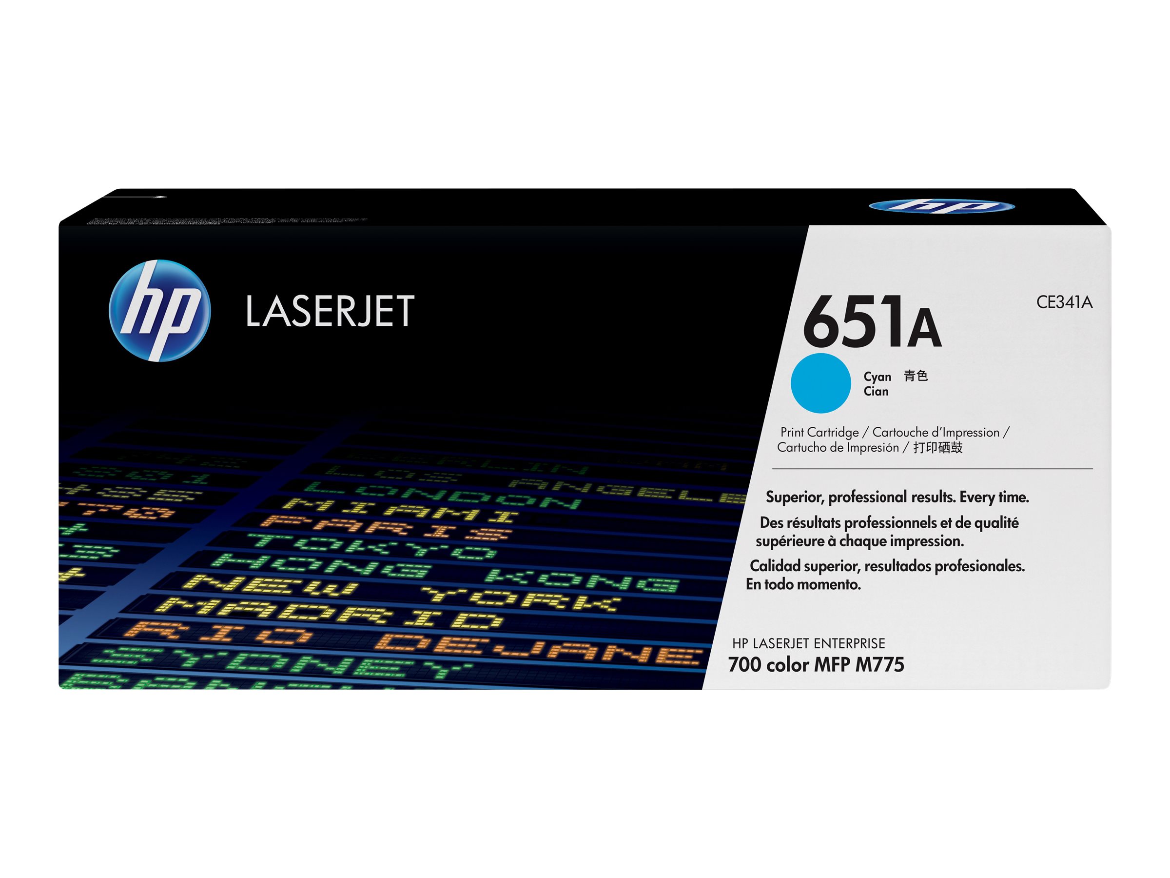 HP 651A - Cyan - original - LaserJet - Tonerpatrone (CE341A) - für Color LaserJet Enterprise MFP M775; LaserJet Managed MFP M775